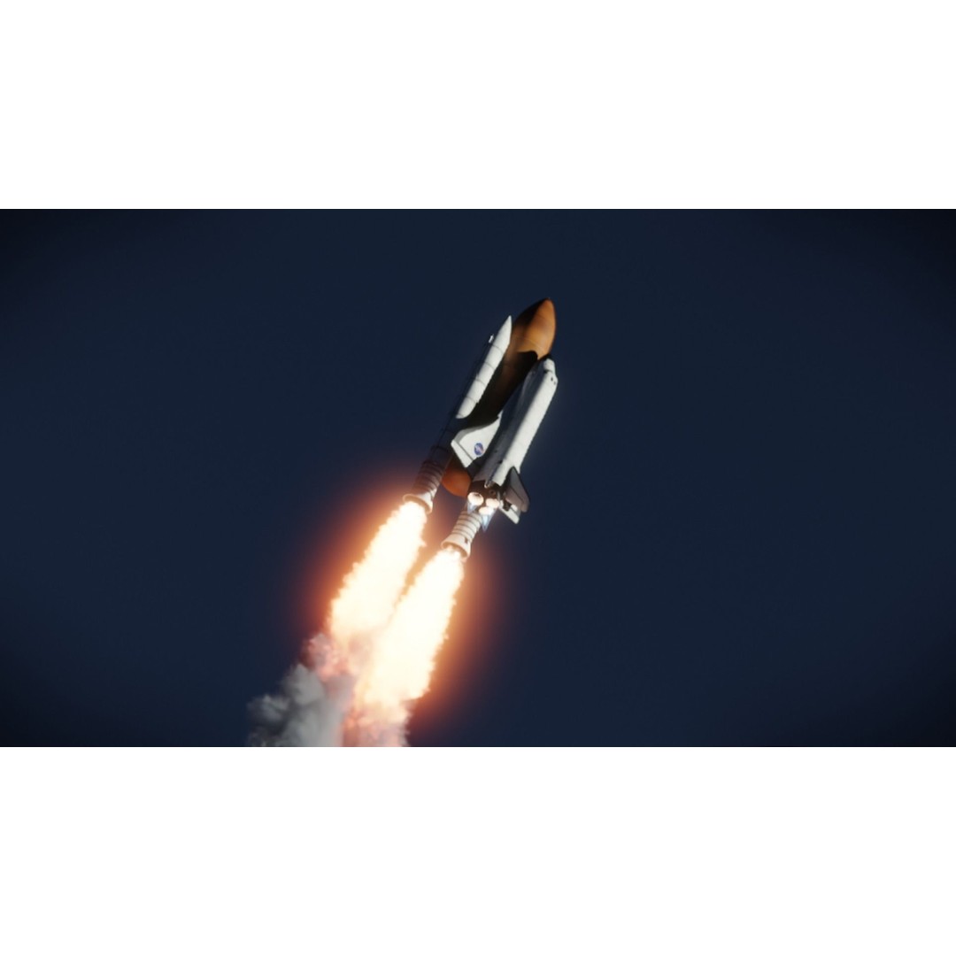Space Shuttle 3D Model – High Poly Rigged PBR Asset, Blender & FBX - View 5