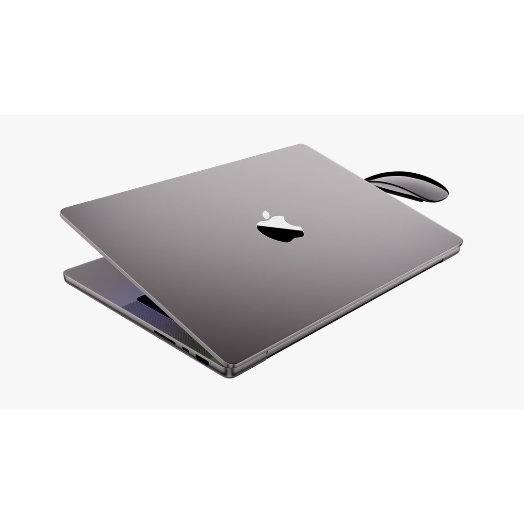 Apple MacBook Pro 14 & 16 Inch 3D Model – High Poly PBR Asset, FBX & OBJ - View 31