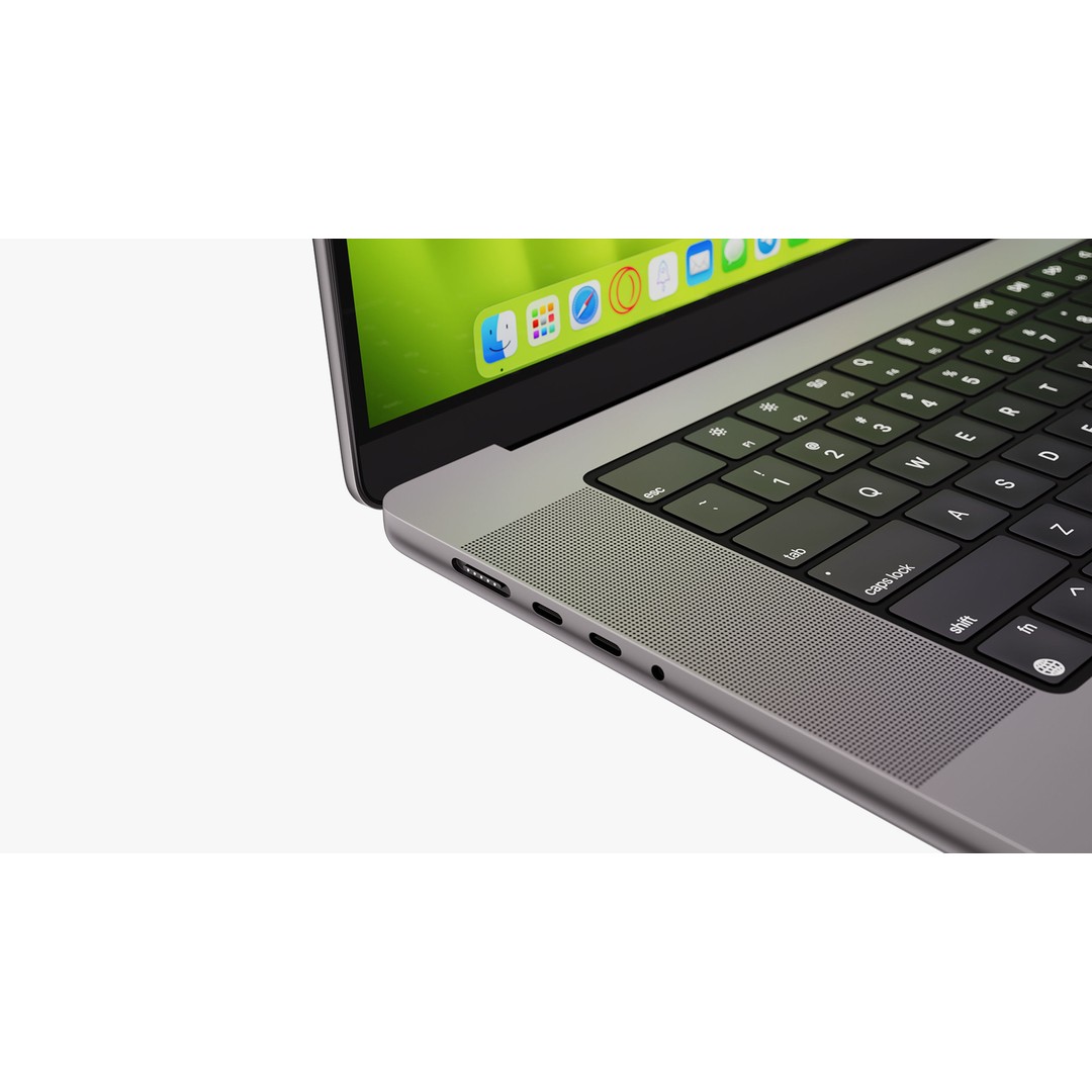 Apple MacBook Pro 14 & 16 Inch 3D Model – High Poly PBR Asset, FBX & OBJ - View 41