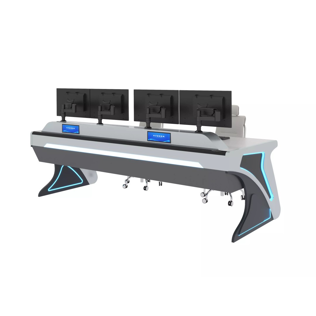 Control Room Desk 3D Model – Realistic Furniture Asset, FBX & OBJ - View 5