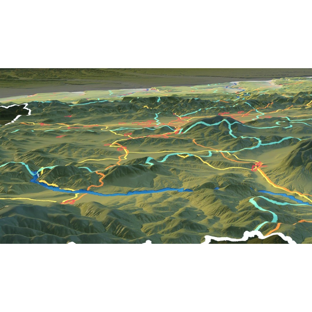 Bulgaria Map 3D Model – Realistic Satellite Terrain, FBX, OBJ, 14K Textures - View 18