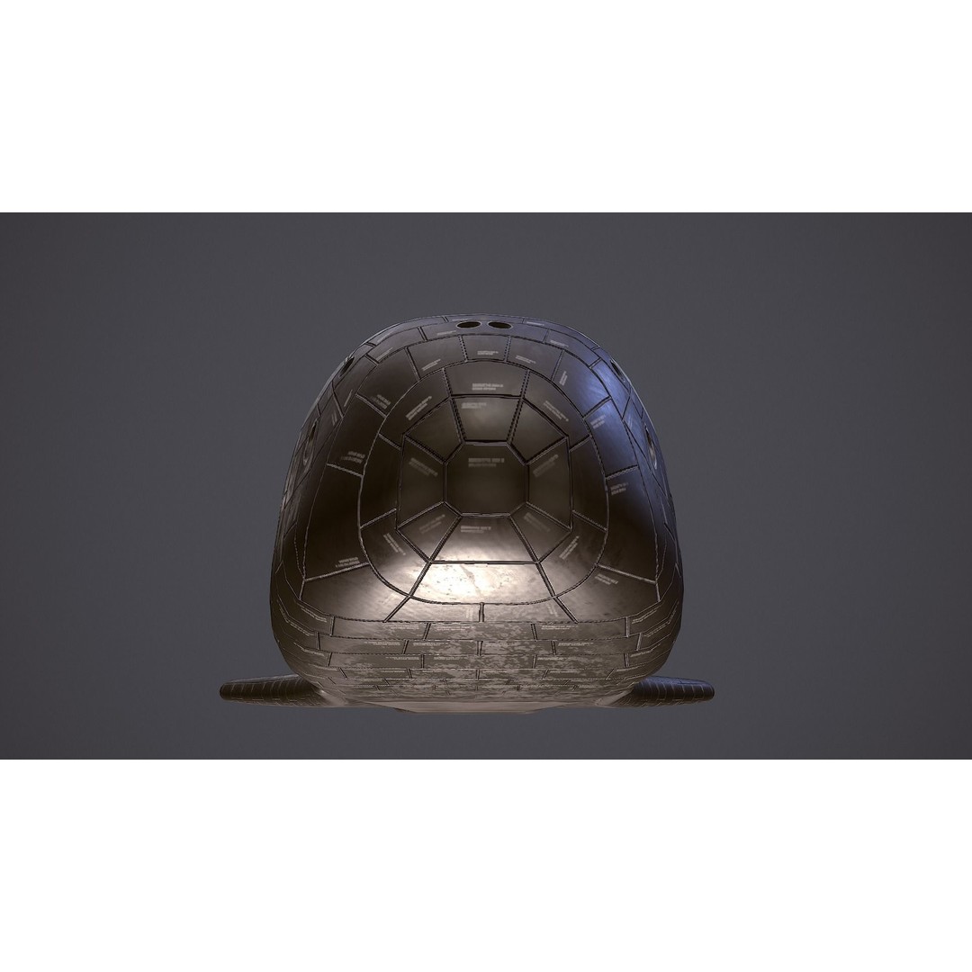 Boeing X-37 3D Model – Low Poly Orbital Test Vehicle, FBX - View 7