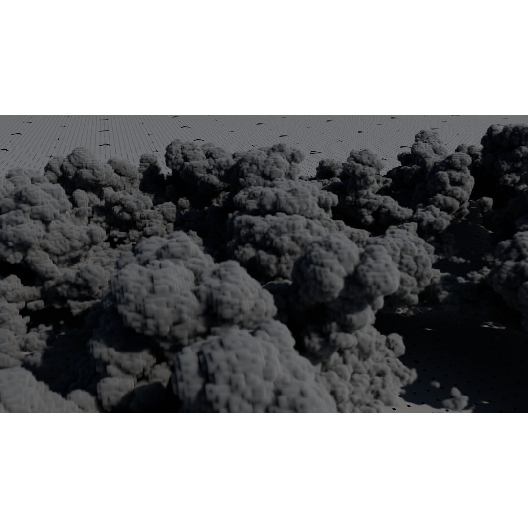 Cumulonimbus Cloud Field 3D Model – Ultra-High Resolution VDBs for Realistic Skies