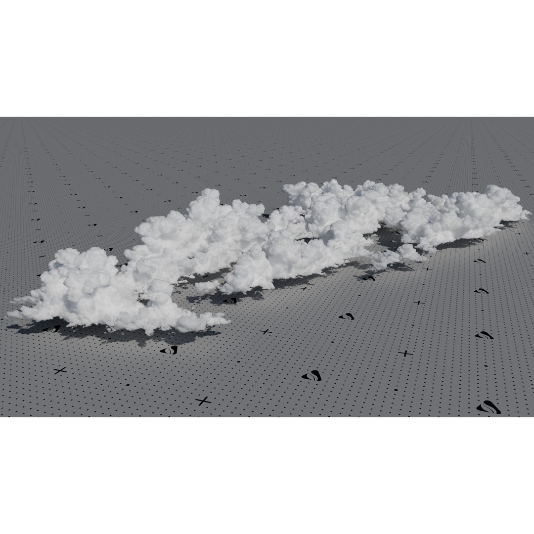 Cumulonimbus Cloud Field 3D Model – Ultra-High Resolution VDBs for Realistic Skies - View 10