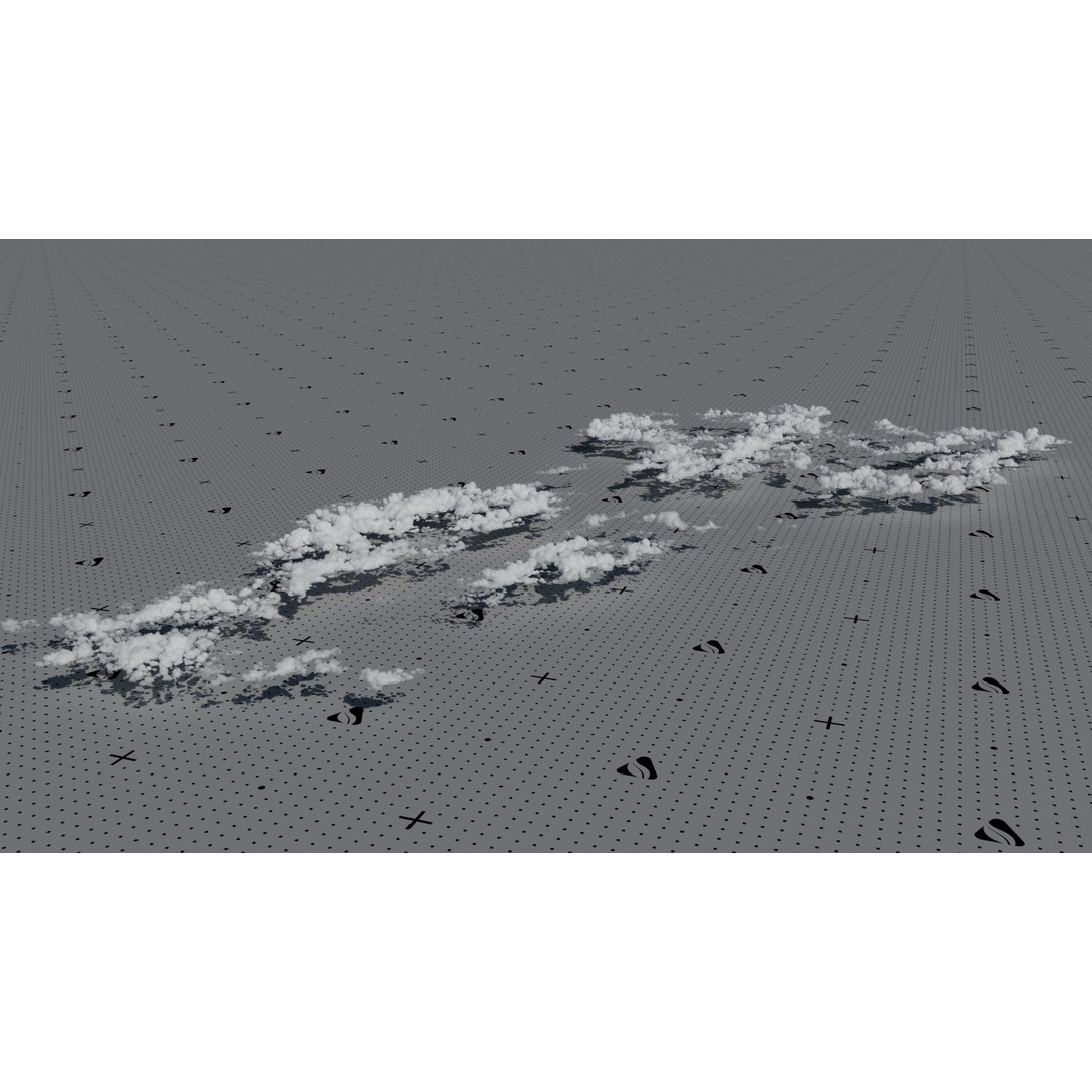 Cumulonimbus Cloud Field 3D Model – Ultra-High Resolution VDBs for Realistic Skies - View 5