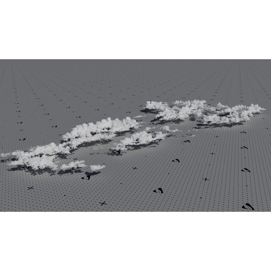 Cumulonimbus Cloud Field 3D Model – Ultra-High Resolution VDBs for Realistic Skies - View 6