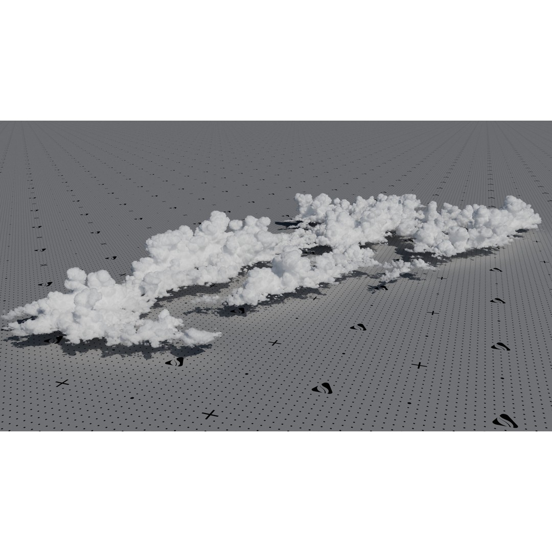 Cumulonimbus Cloud Field 3D Model – Ultra-High Resolution VDBs for Realistic Skies - View 8