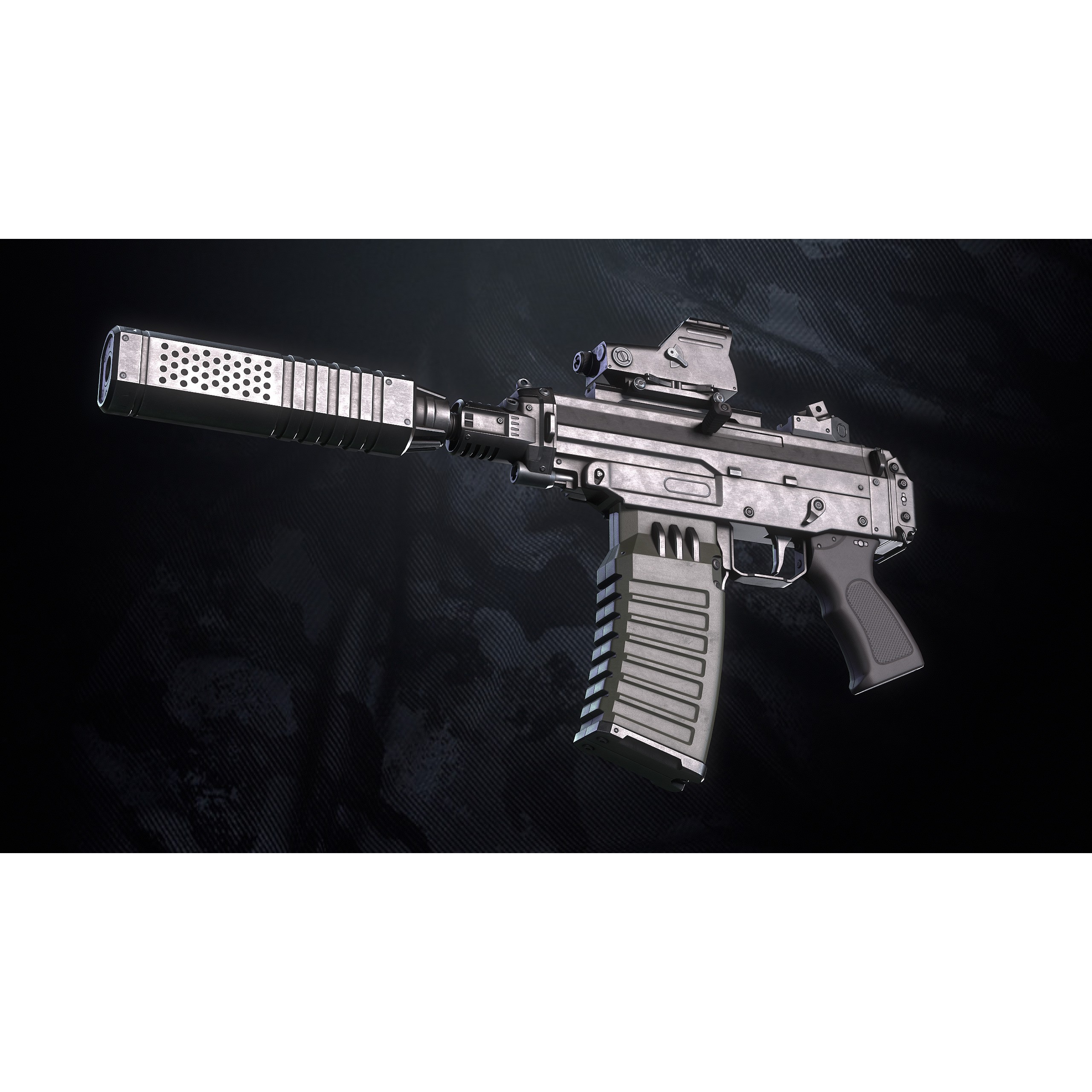 Modern Modular Assault Weapons - Low-Poly Game-Ready 3D Model - View 6