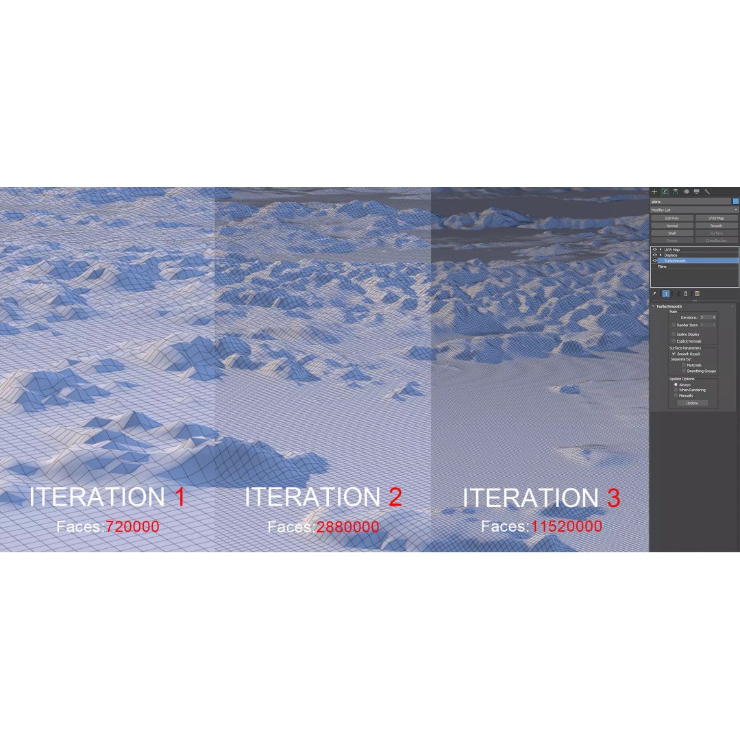 Greece Map 3D Model – Realistic Satellite Terrain with Textures, FBX, OBJ - View 20