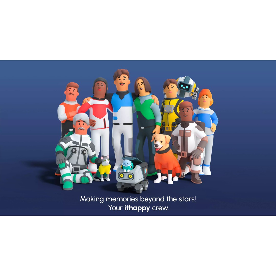 Astronaut Characters 3D Model – Low-Poly Game Asset, Rigged & Animated