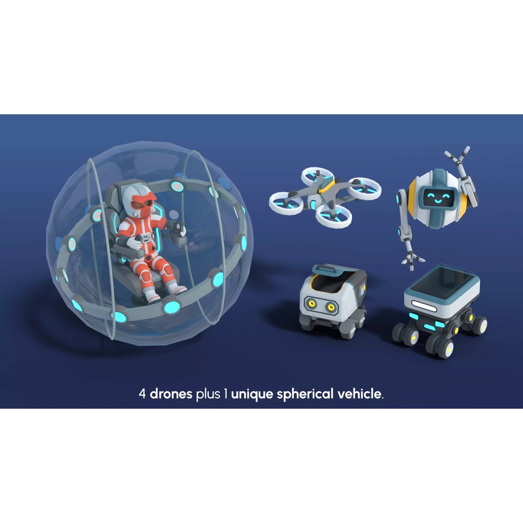 Astronaut Characters 3D Model – Low-Poly Game Asset, Rigged & Animated - View 15