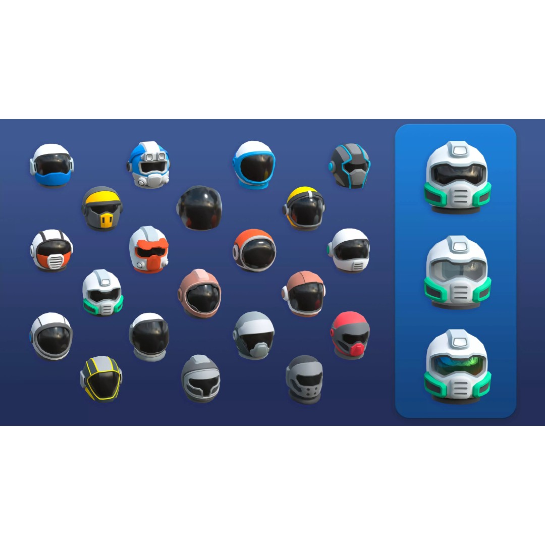 Astronaut Characters 3D Model – Low-Poly Game Asset, Rigged & Animated - View 17