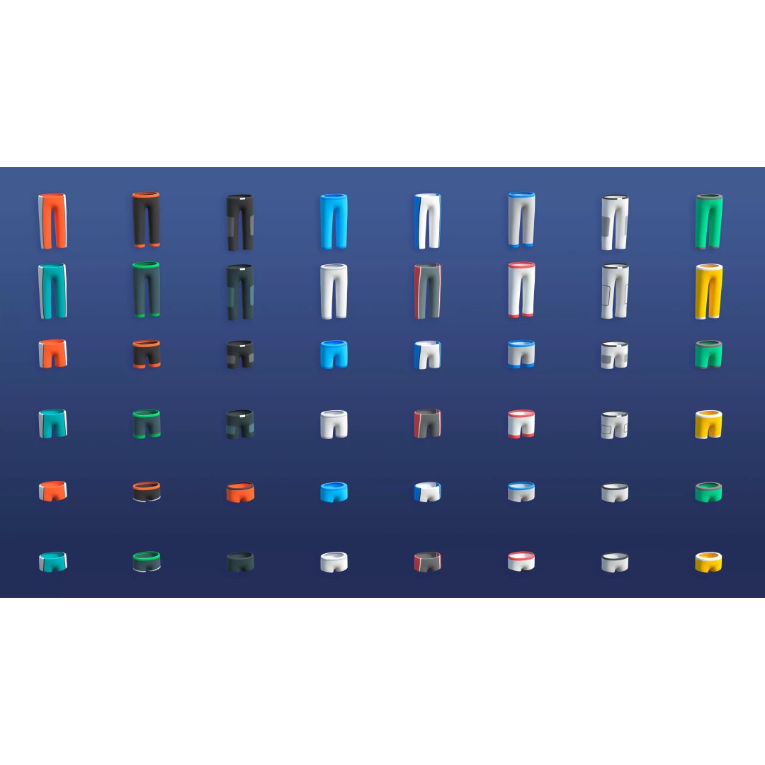 Astronaut Characters 3D Model – Low-Poly Game Asset, Rigged & Animated - View 24