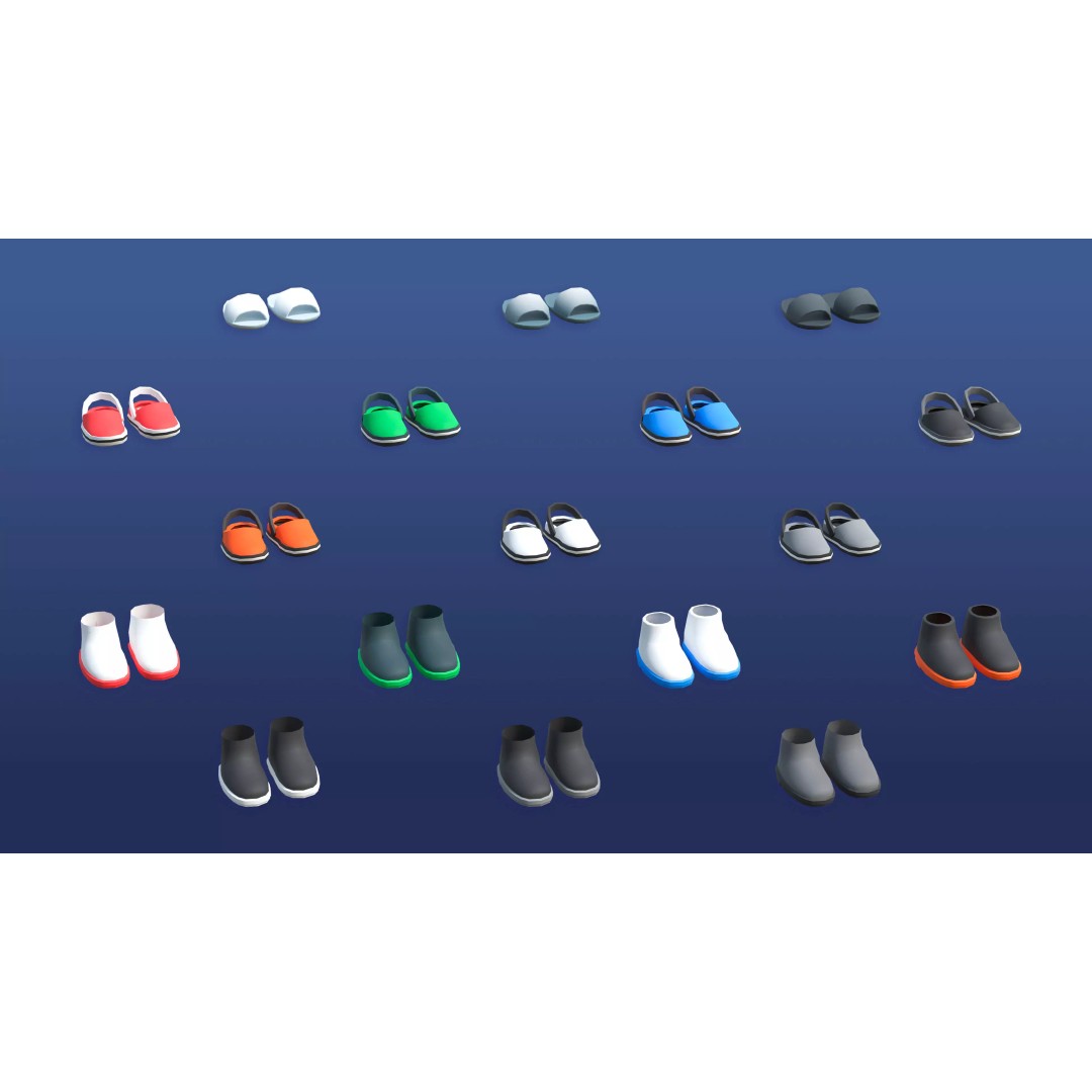 Astronaut Characters 3D Model – Low-Poly Game Asset, Rigged & Animated - View 25