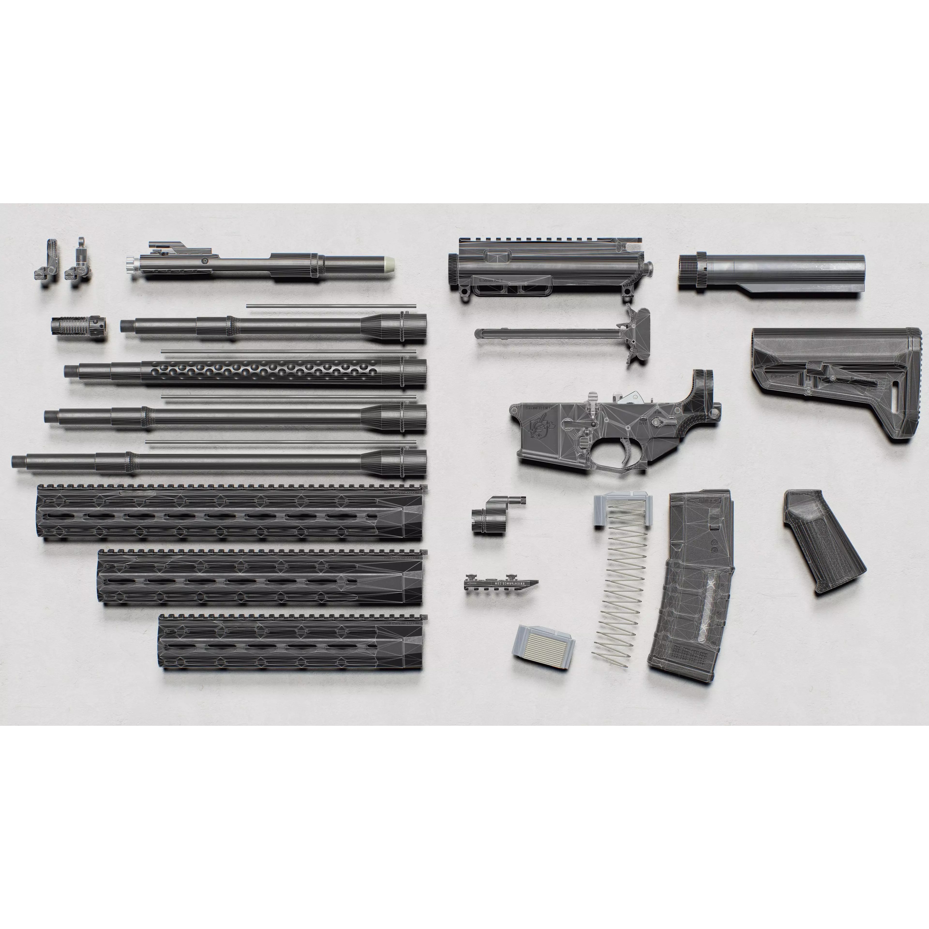 KAC - KS Series - Low-Poly Game-Ready 3D Model