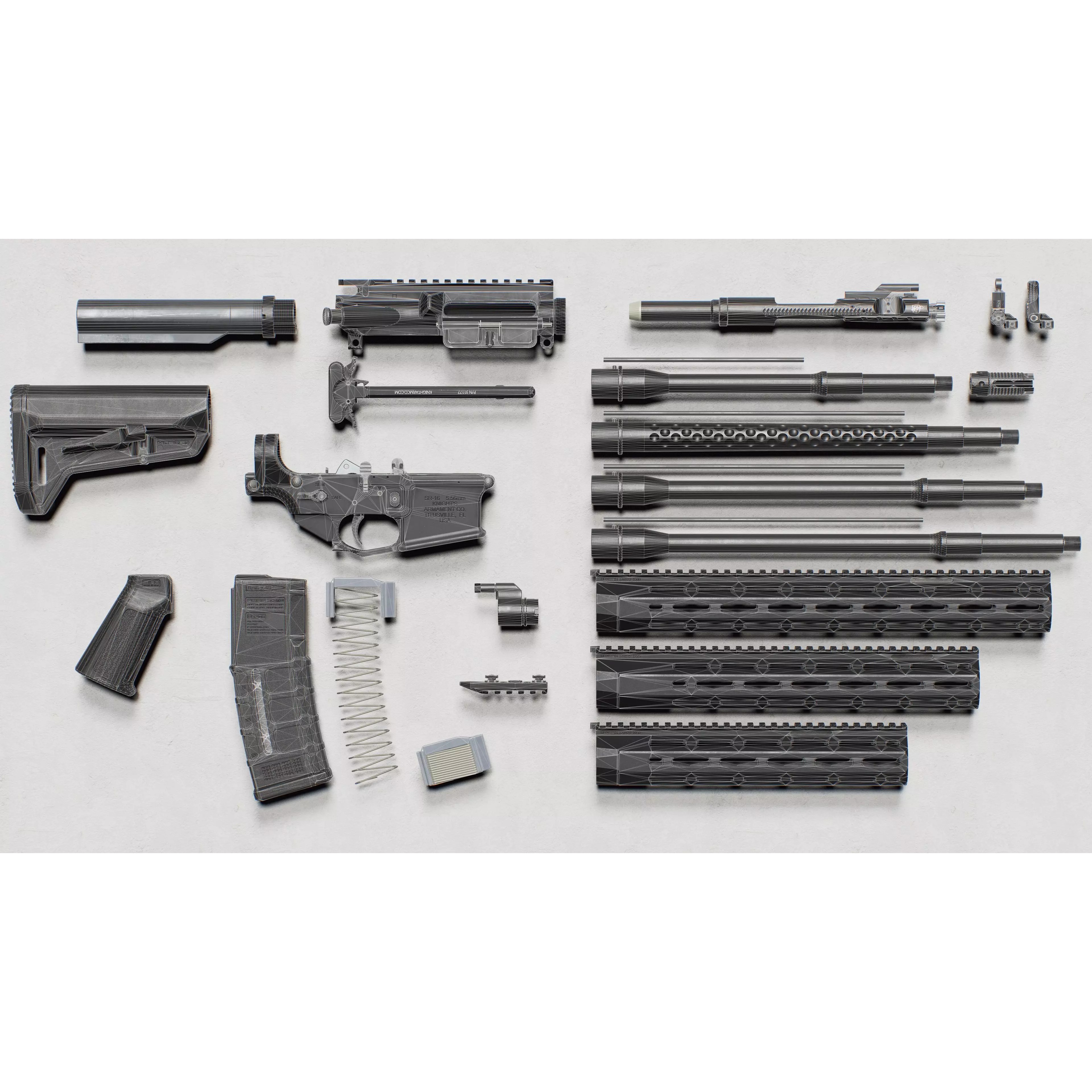 KAC - KS Series - Low-Poly Game-Ready 3D Model - View 60