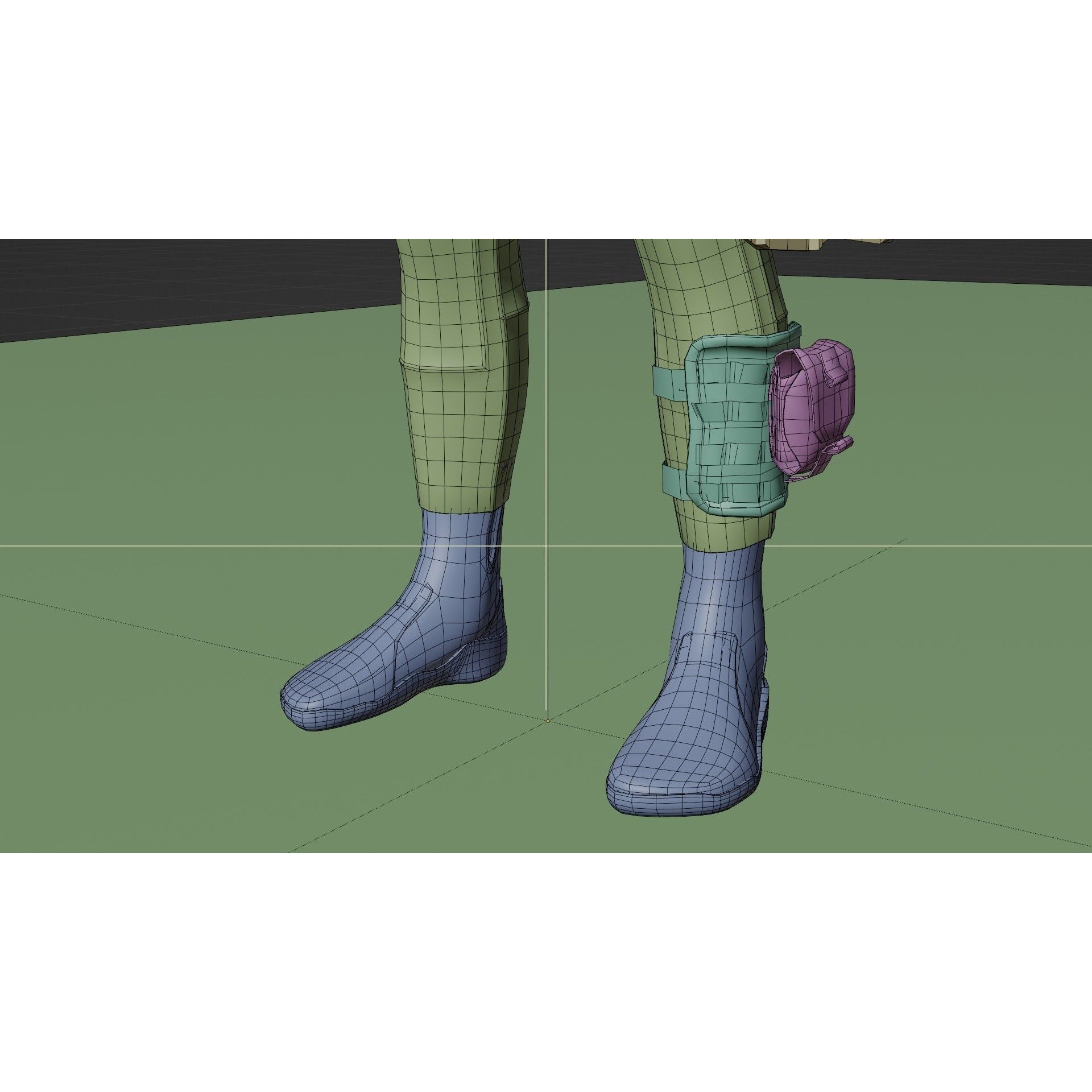 Soldier Diver Suit - Low-Poly Game-Ready 3D Model