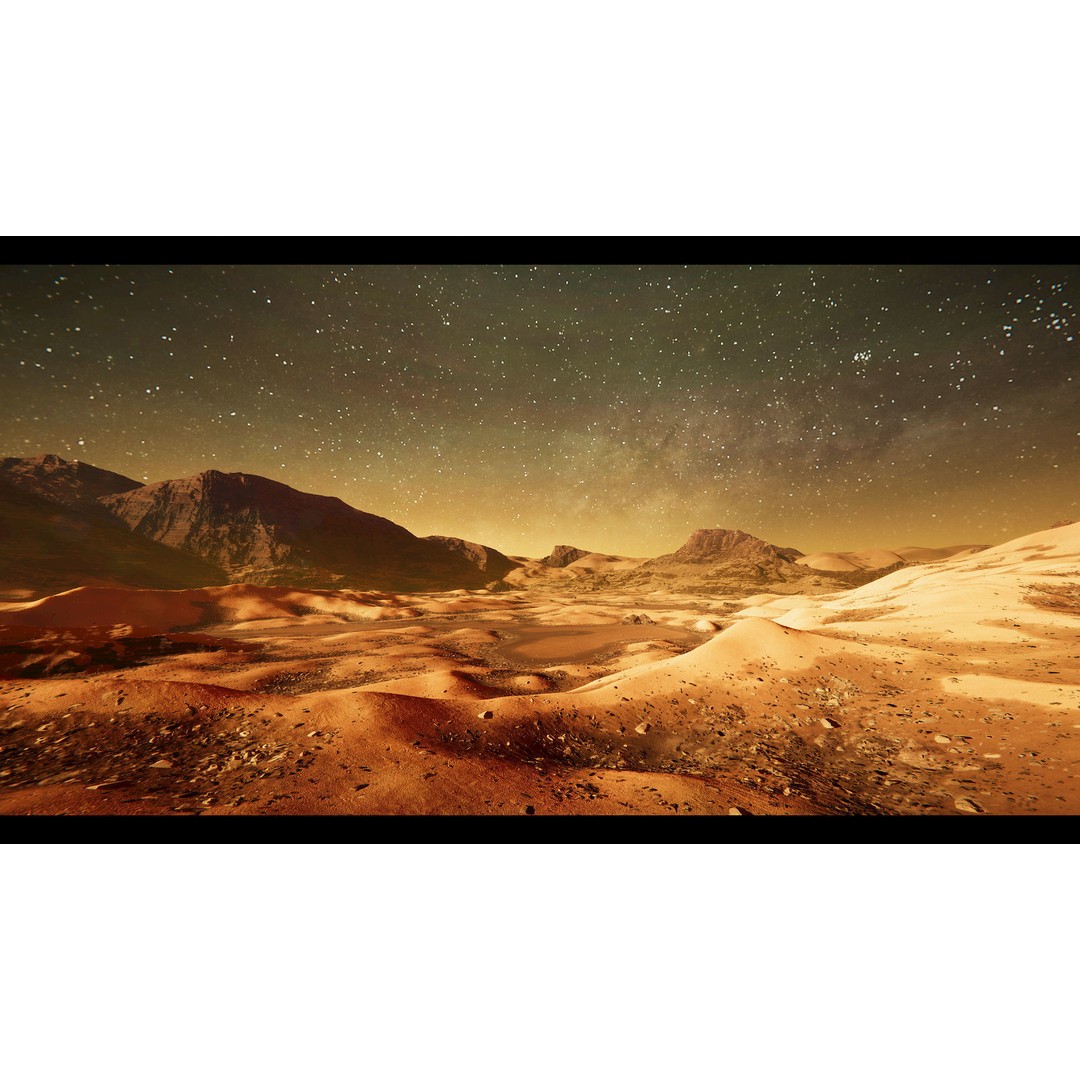Mars Planet Environment 3D Model – Game Ready Terrain, FBX - View 15