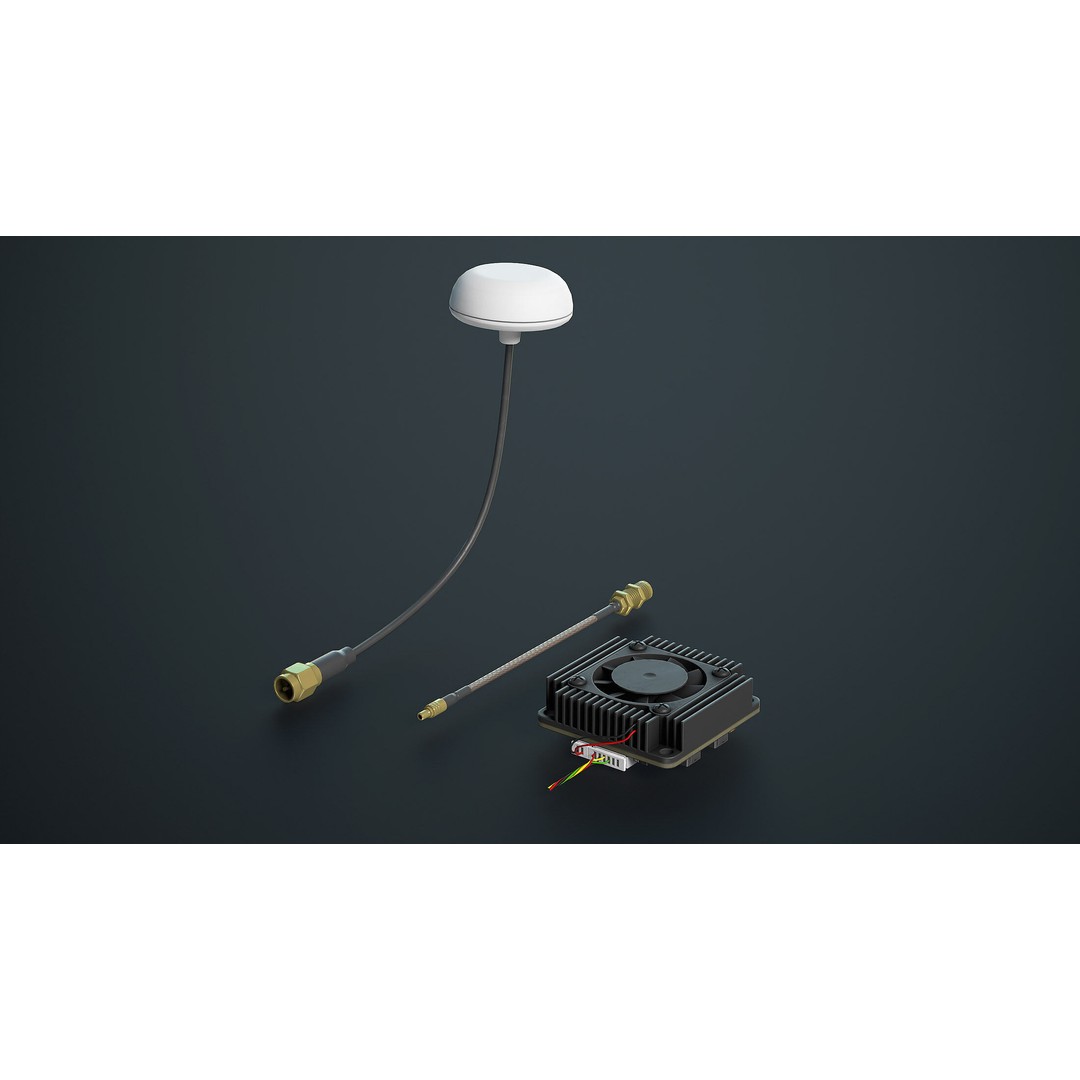 FPV Drone Parts 3D Model – Low Poly Components for Quadcopter - View 10