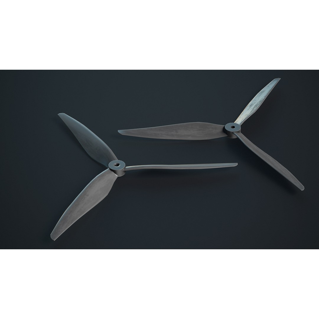 FPV Drone Parts 3D Model – Low Poly Components for Quadcopter - View 19