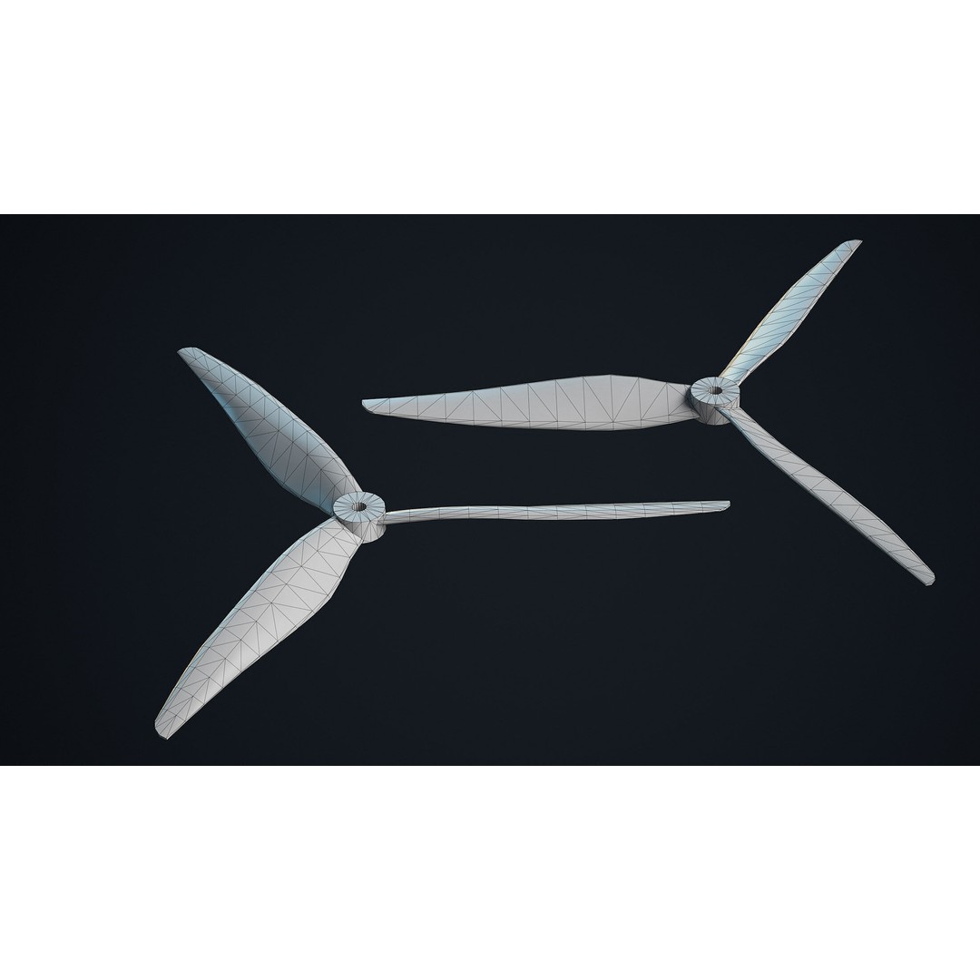 FPV Drone Parts 3D Model – Low Poly Components for Quadcopter - View 20