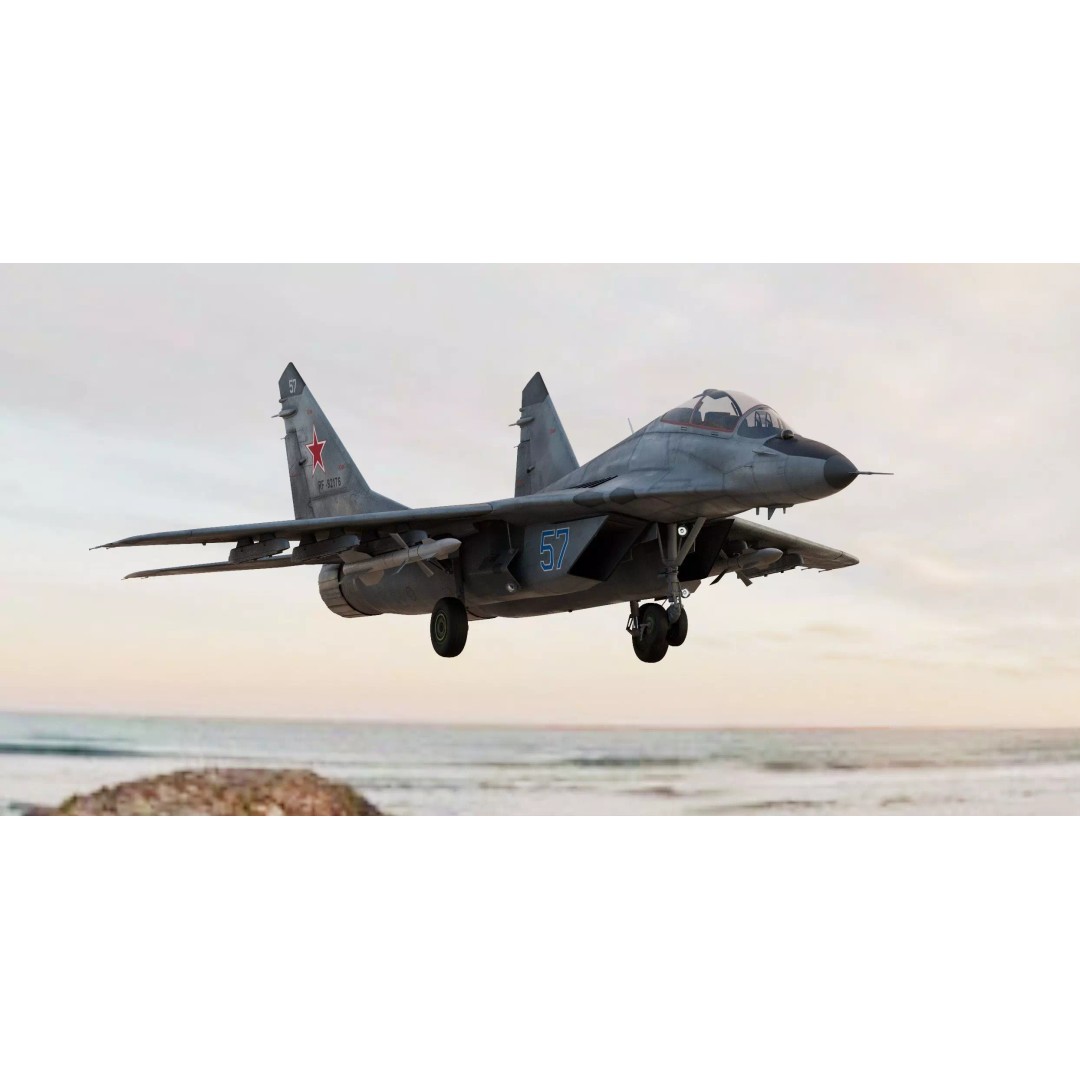 Mikoyan MiG-29UB Fulcrum B/C 3D Model – Game Ready Aircraft, FBX, OBJ - View 5
