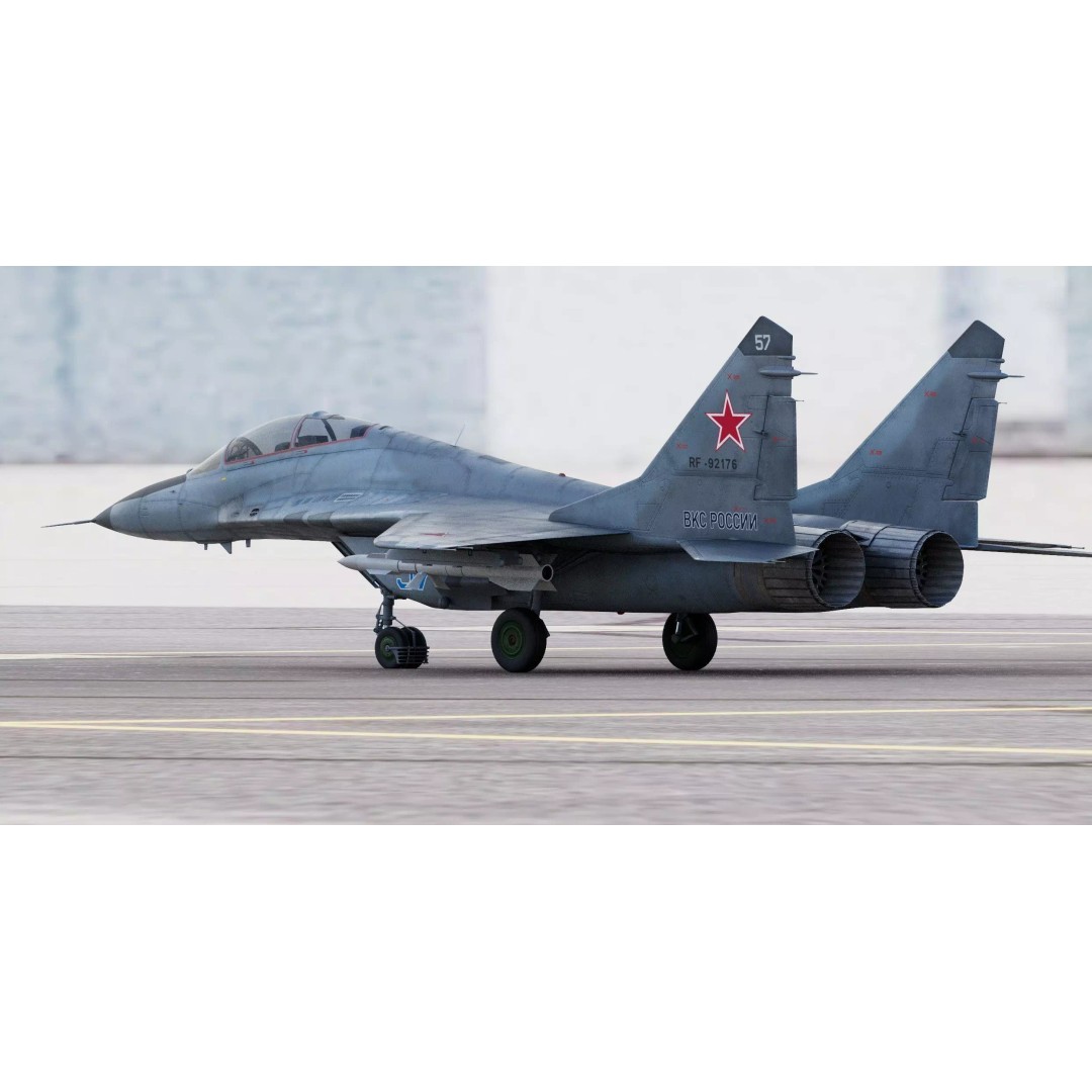 Mikoyan MiG-29UB Fulcrum B/C 3D Model – Game Ready Aircraft, FBX, OBJ - View 6