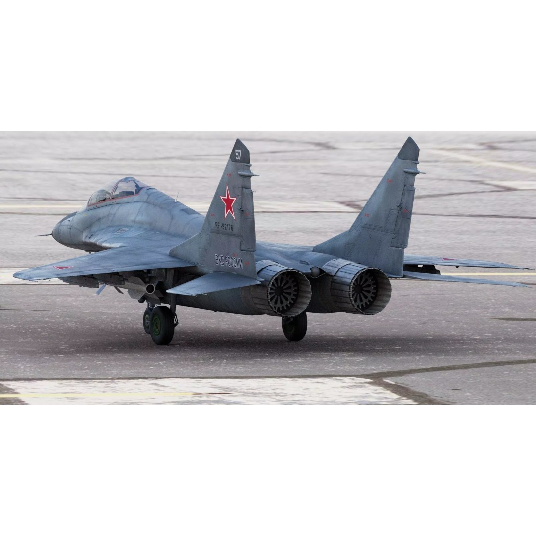 Mikoyan MiG-29UB Fulcrum B/C 3D Model – Game Ready Aircraft, FBX, OBJ - View 8