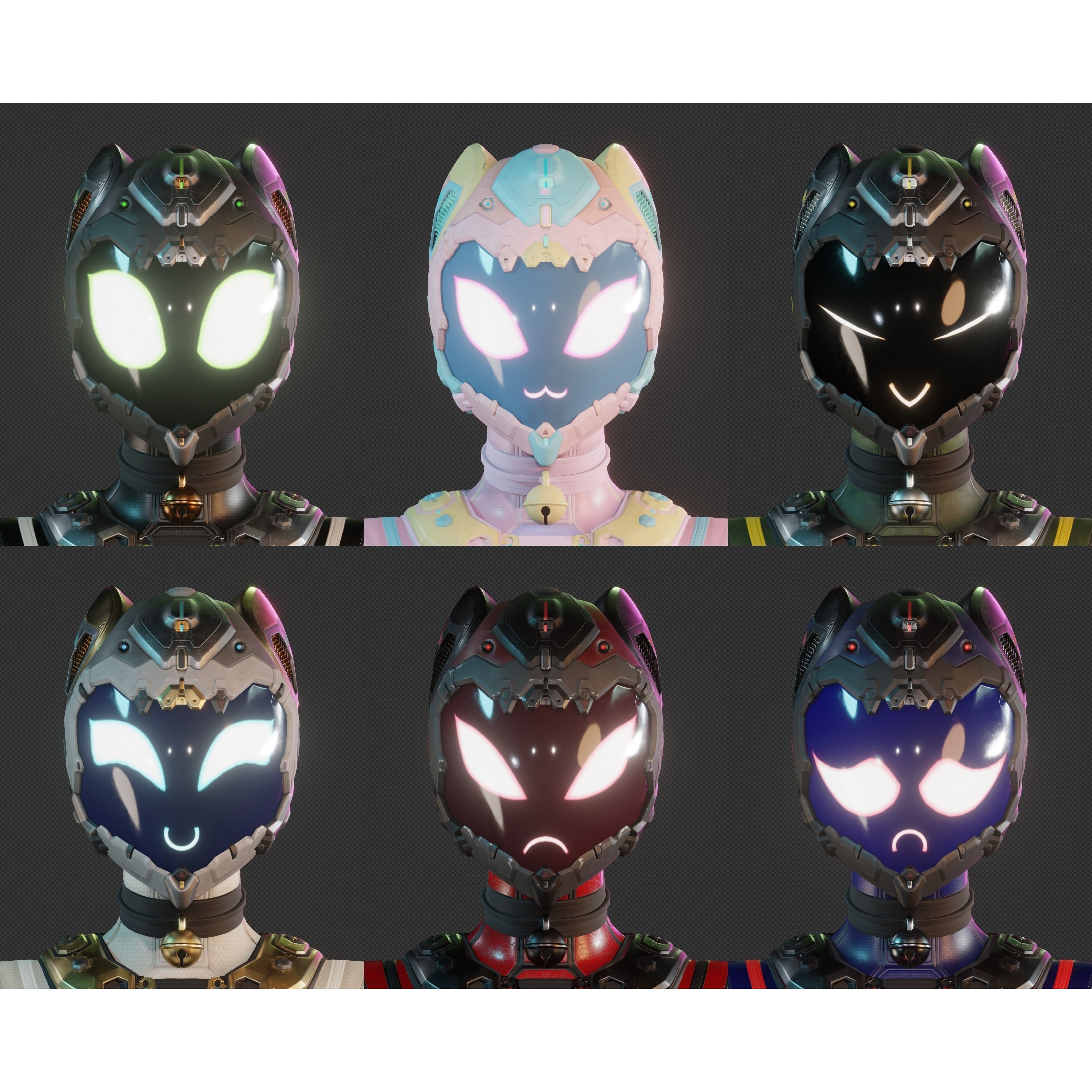 SpiderCat - Low-Poly Game-Ready 3D Model - View 20