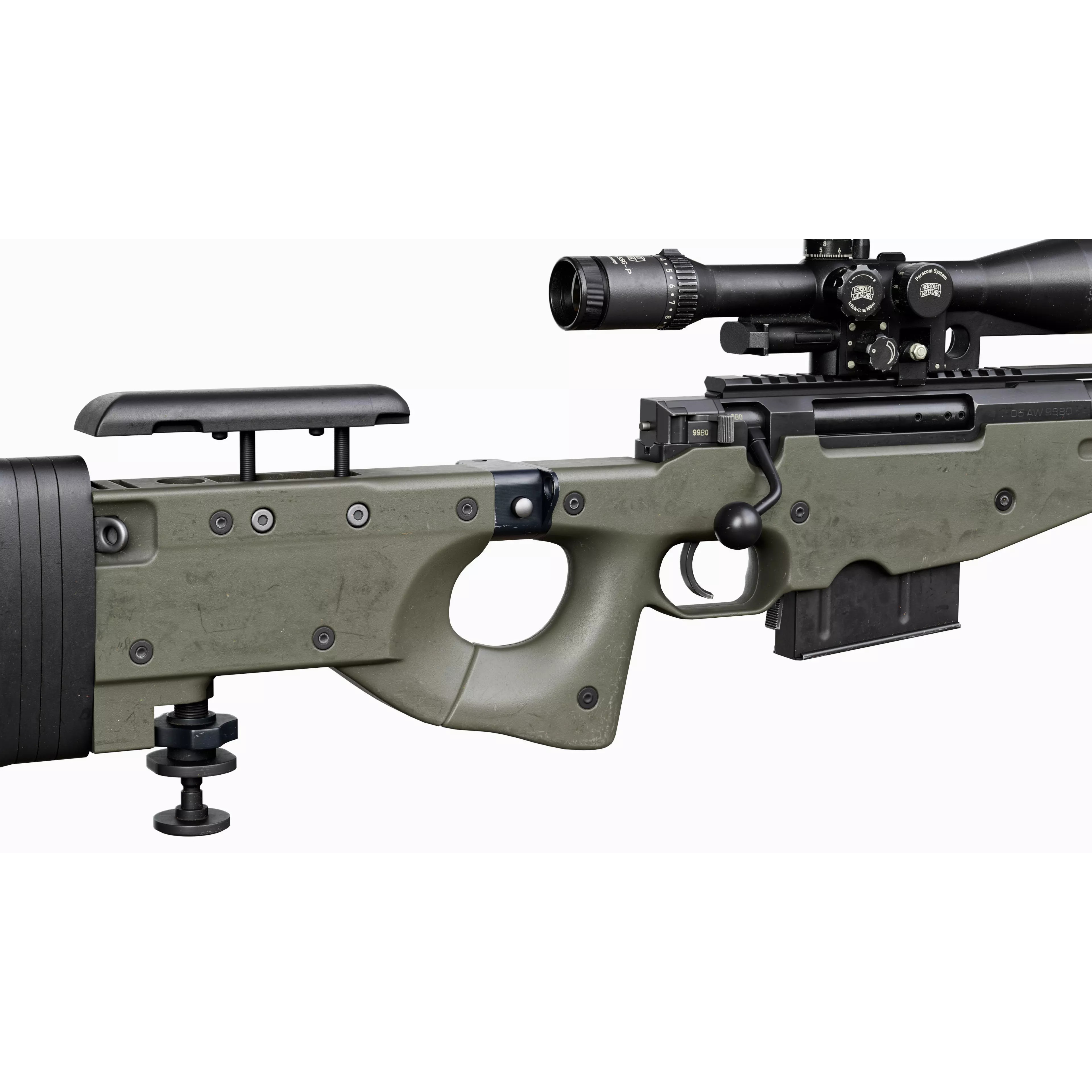 AWP Sniper L118 - Low-Poly Game-Ready 3D Model - View 15