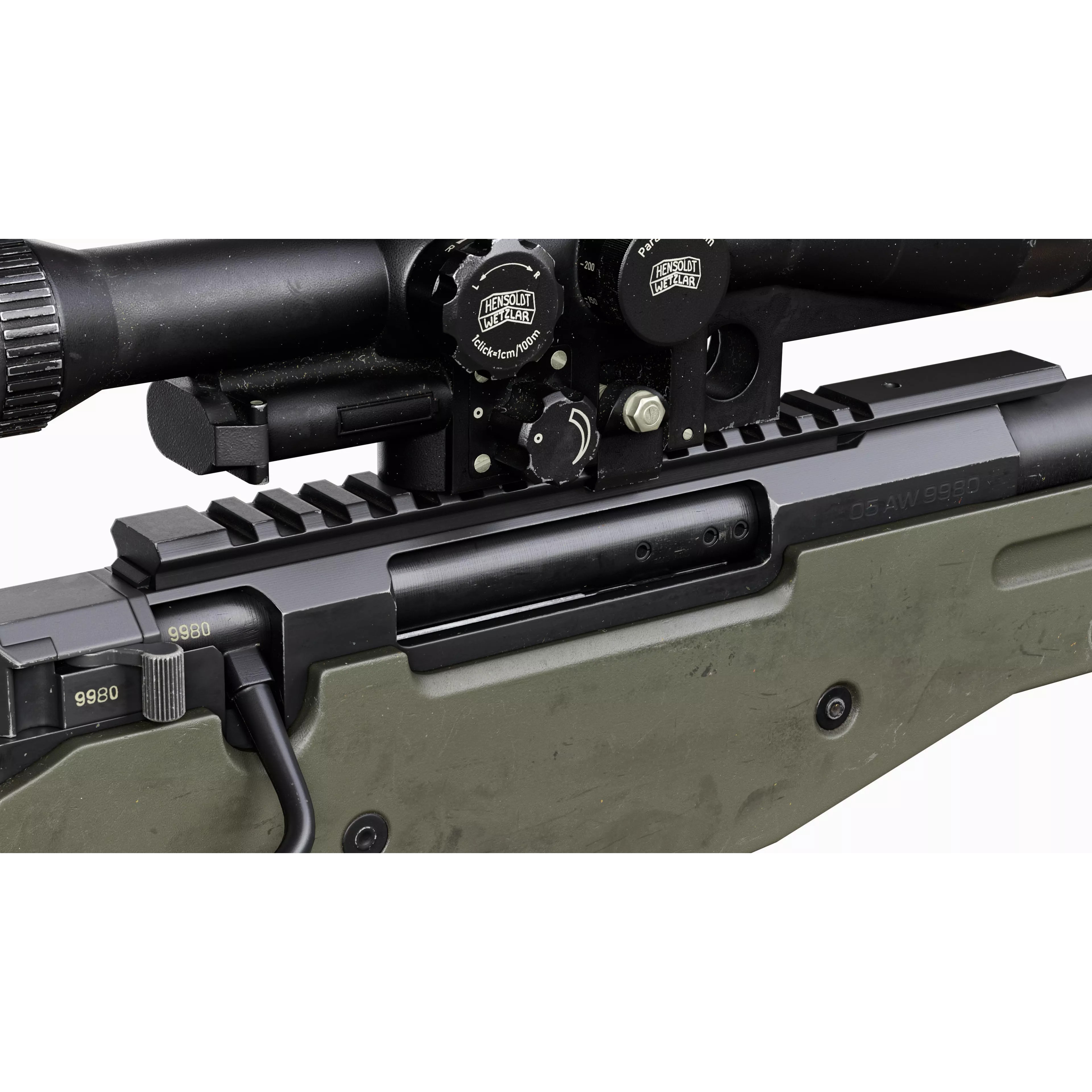 AWP Sniper L118 - Low-Poly Game-Ready 3D Model - View 16