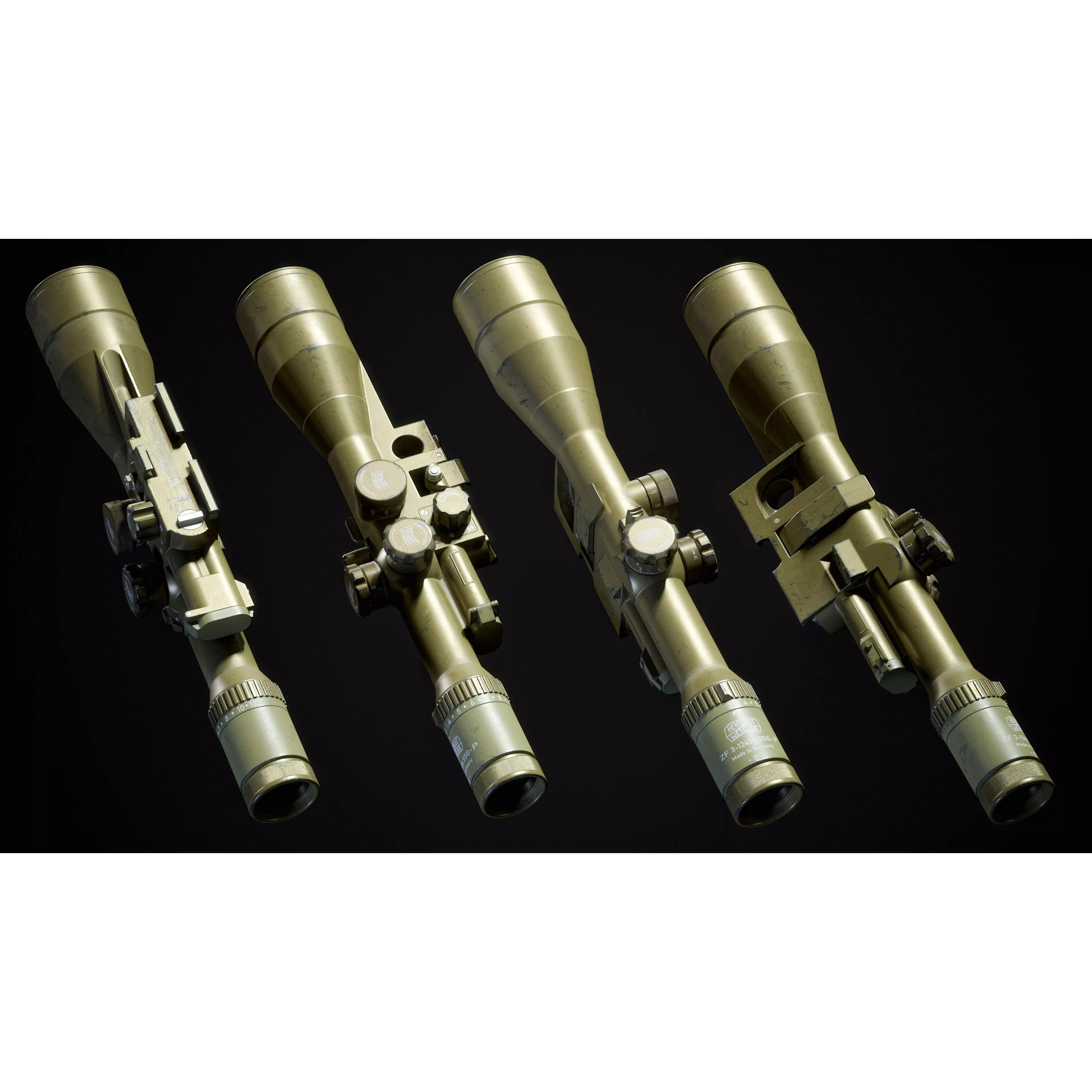 AWP Sniper L118 - Low-Poly Game-Ready 3D Model - View 24