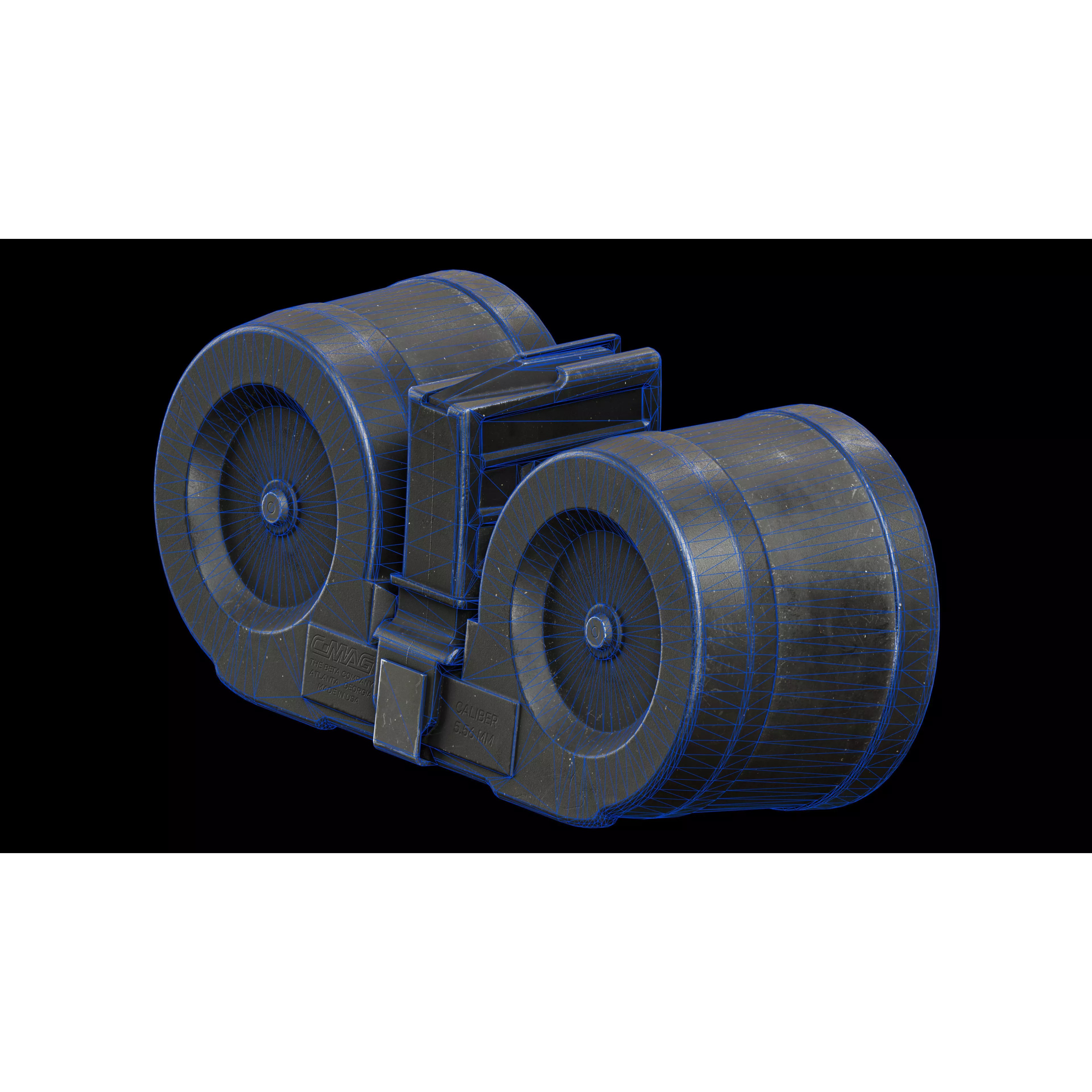 HK G36 Machine Gun - Low-Poly Game-Ready 3D Model