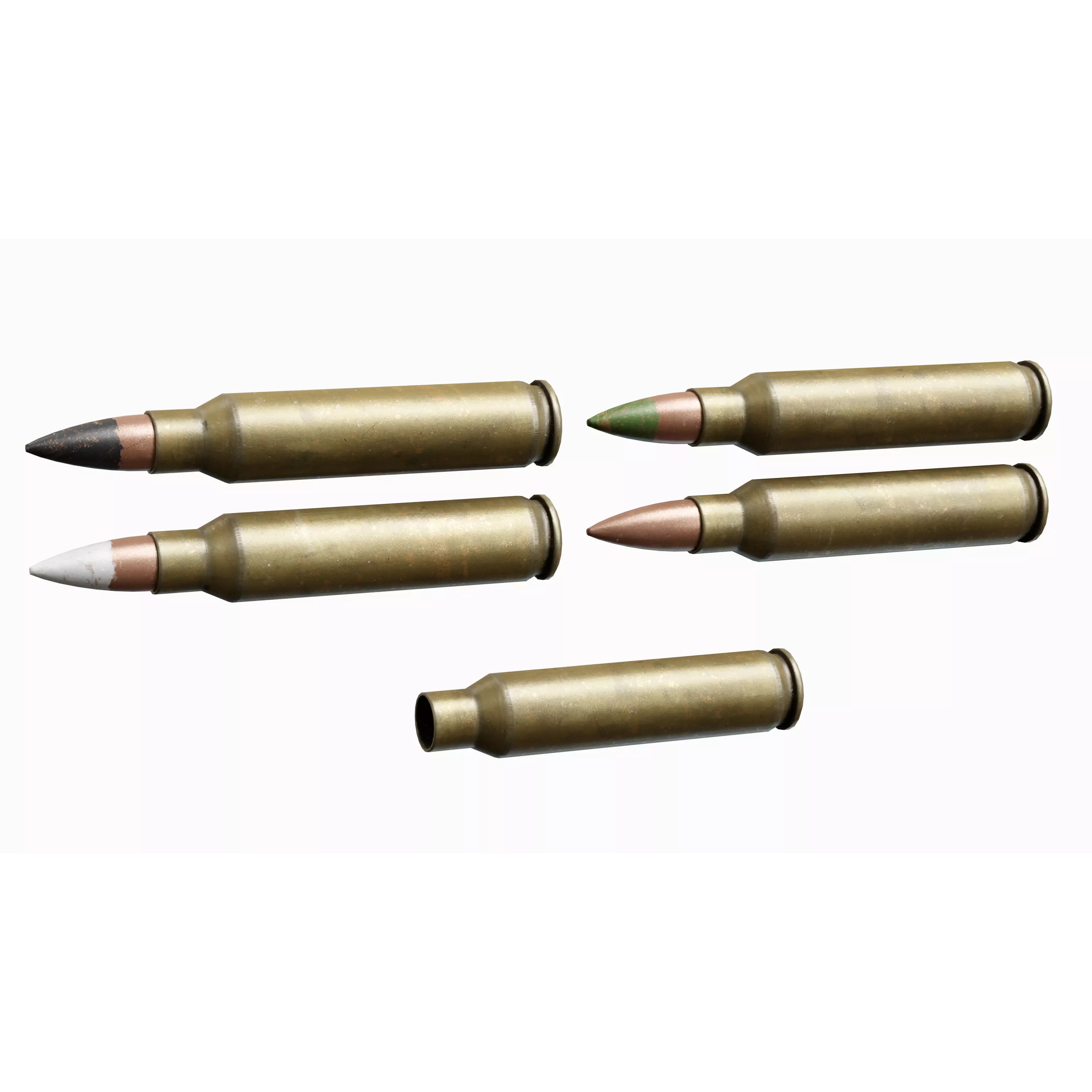 HK G36 Machine Gun - Low-Poly Game-Ready 3D Model - View 21