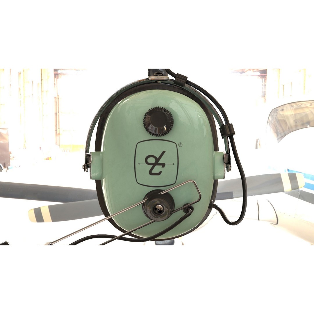 David Clark H10-36 Headset 3D Model – Low Poly PBR Game Asset, FBX, OBJ - View 12
