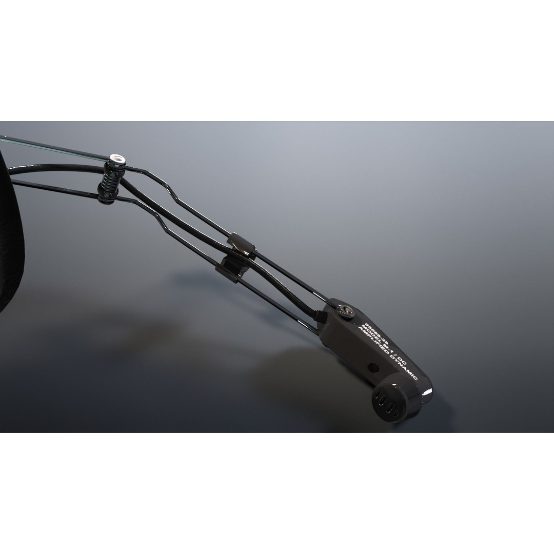 David Clark H10-36 Headset 3D Model – Low Poly PBR Game Asset, FBX, OBJ - View 24