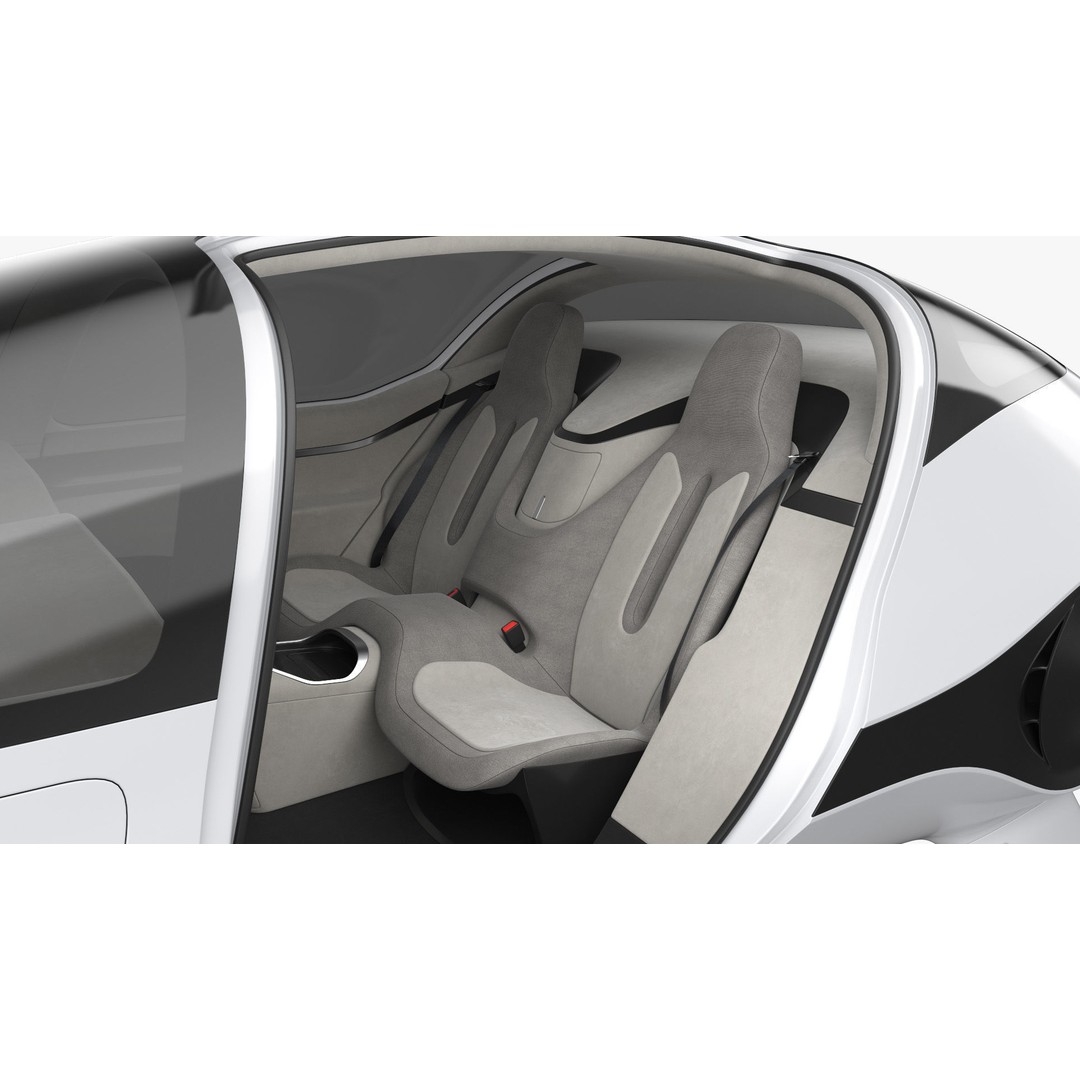 Autonomous Flying Taxi 3D Model – Subdivision Ready, FBX, Blender - View 23