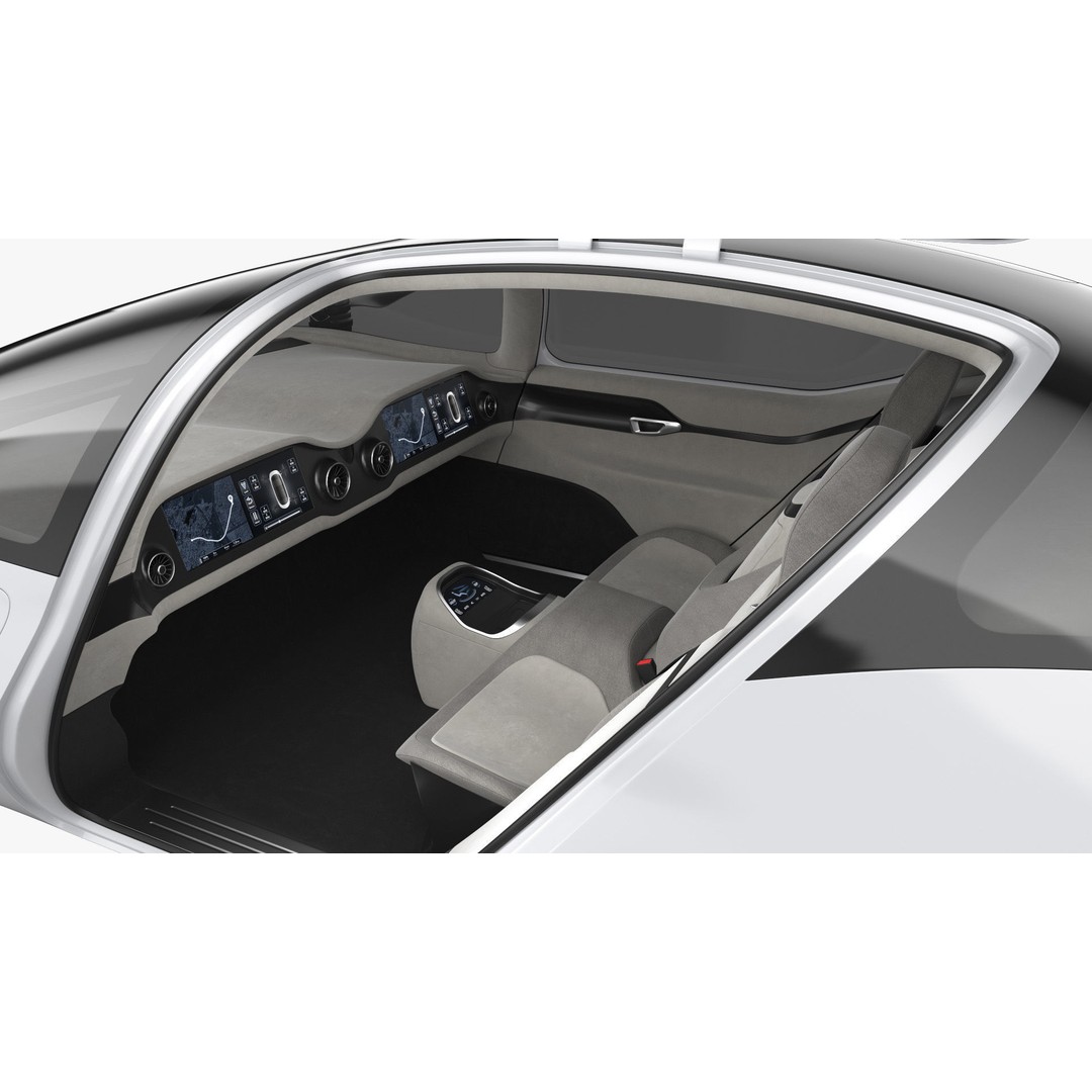 Autonomous Flying Taxi 3D Model – Subdivision Ready, FBX, Blender - View 24