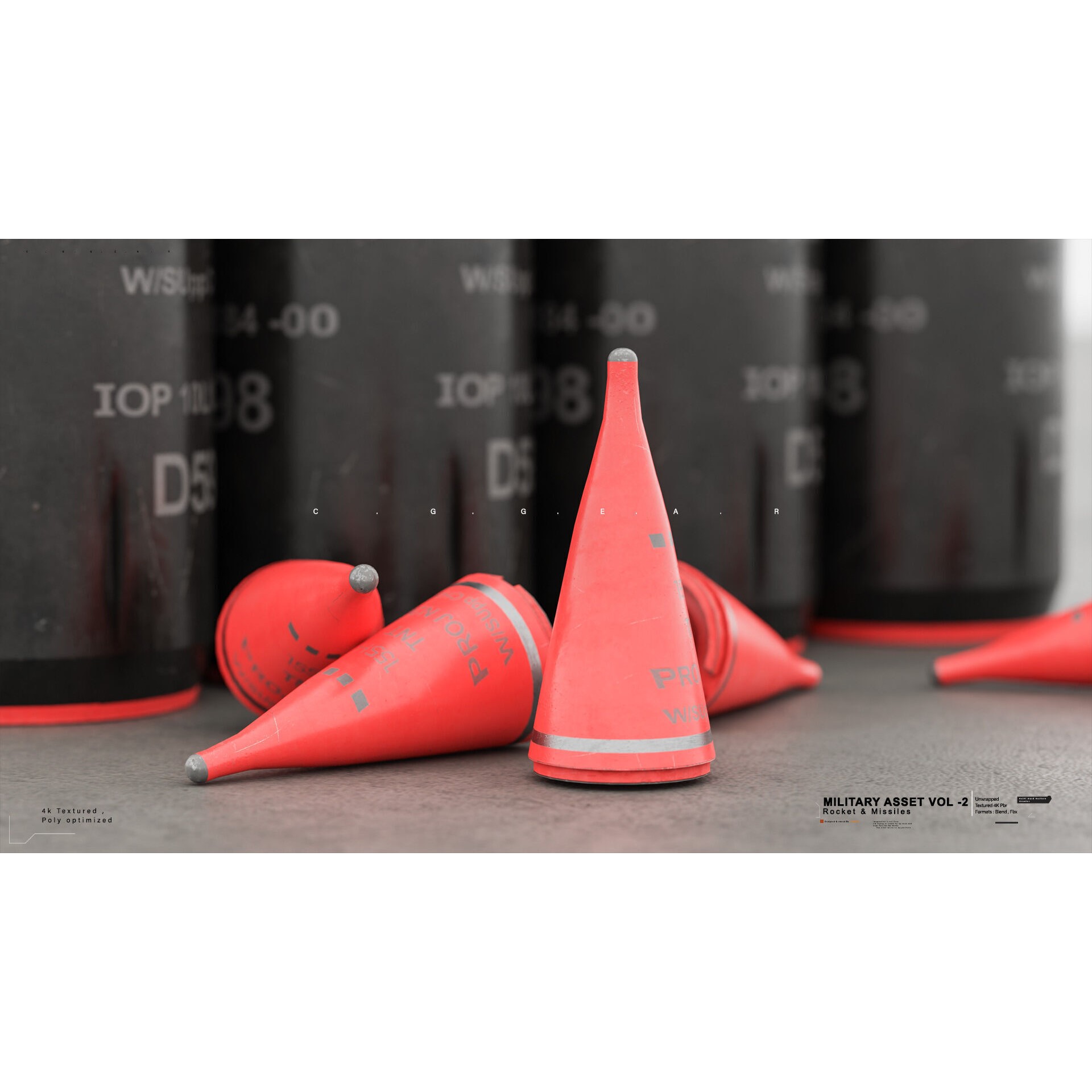 Military Asset Pack - Game-Ready 3D Model - View 20