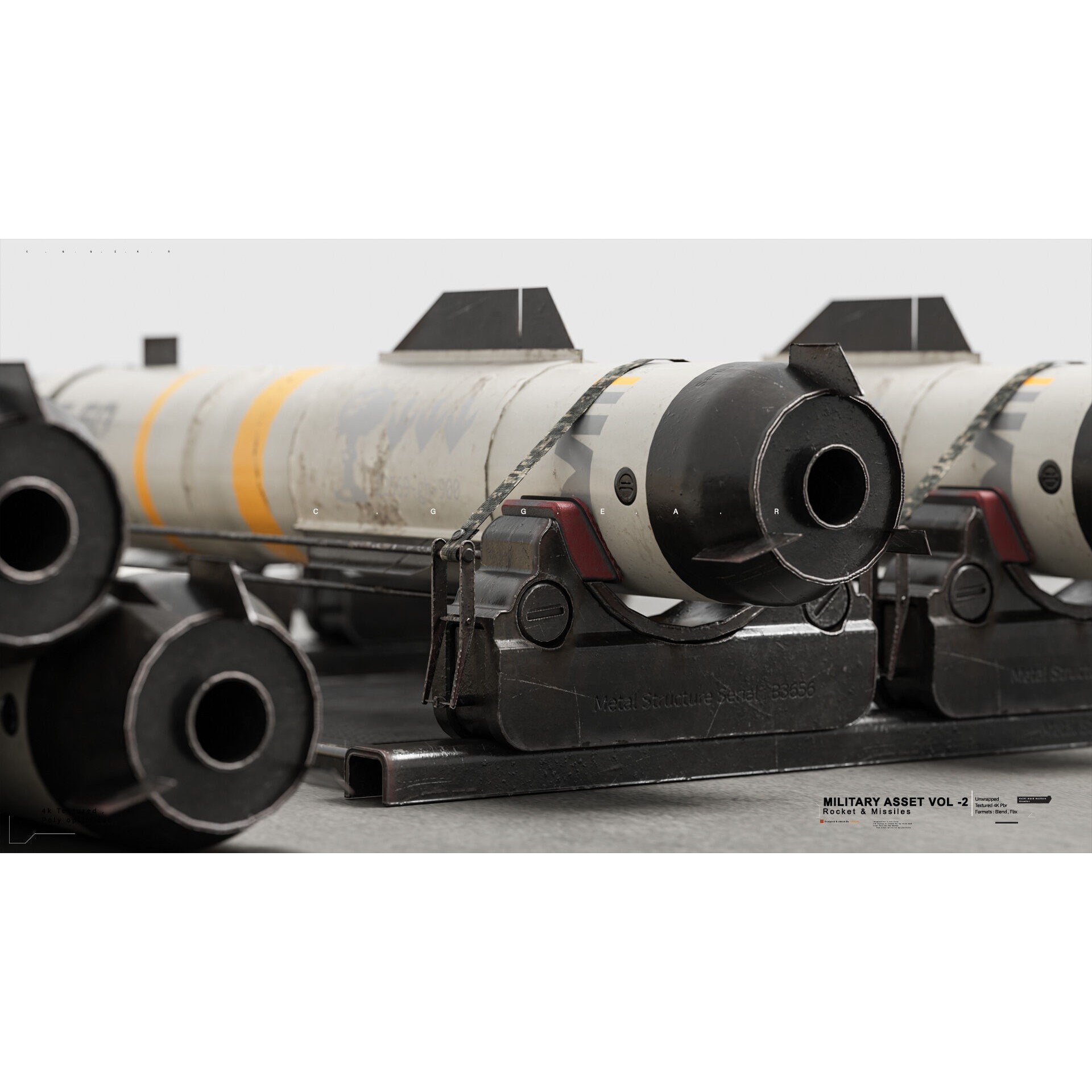 Military Asset Pack - Game-Ready 3D Model - View 6