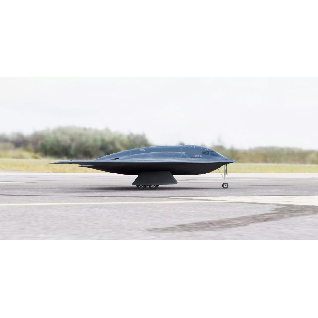 Northrop B-2 Spirit Bomber 3D Model – High-Resolution PBR Asset, FBX, OBJ - View 4