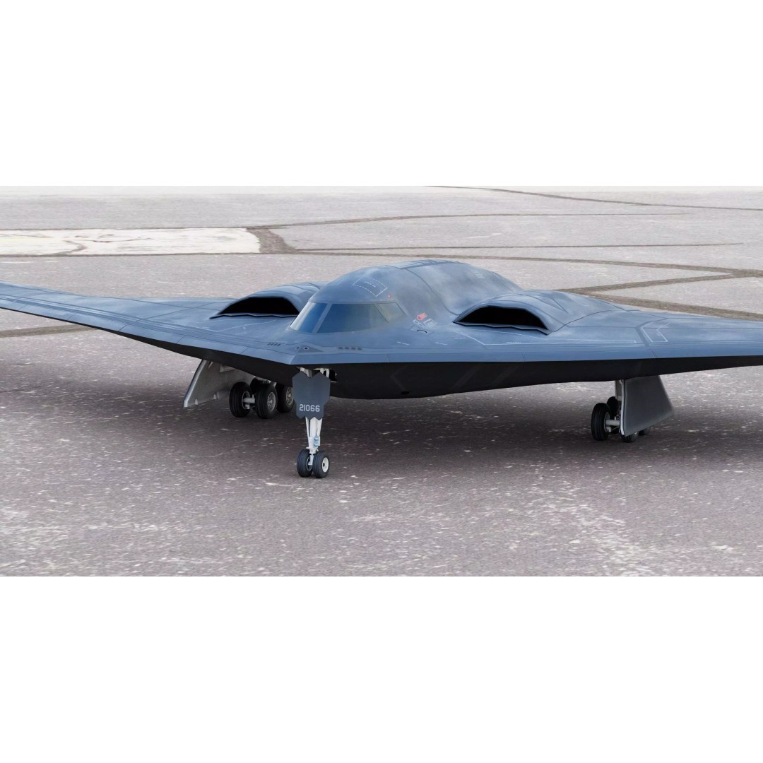Northrop B-2 Spirit Bomber 3D Model – High-Resolution PBR Asset, FBX, OBJ - View 5