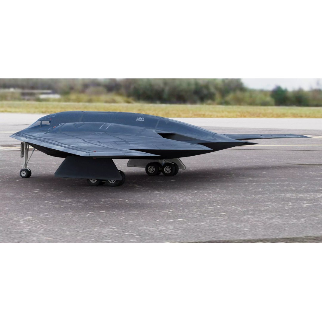 Northrop B-2 Spirit Bomber 3D Model – High-Resolution PBR Asset, FBX, OBJ - View 6