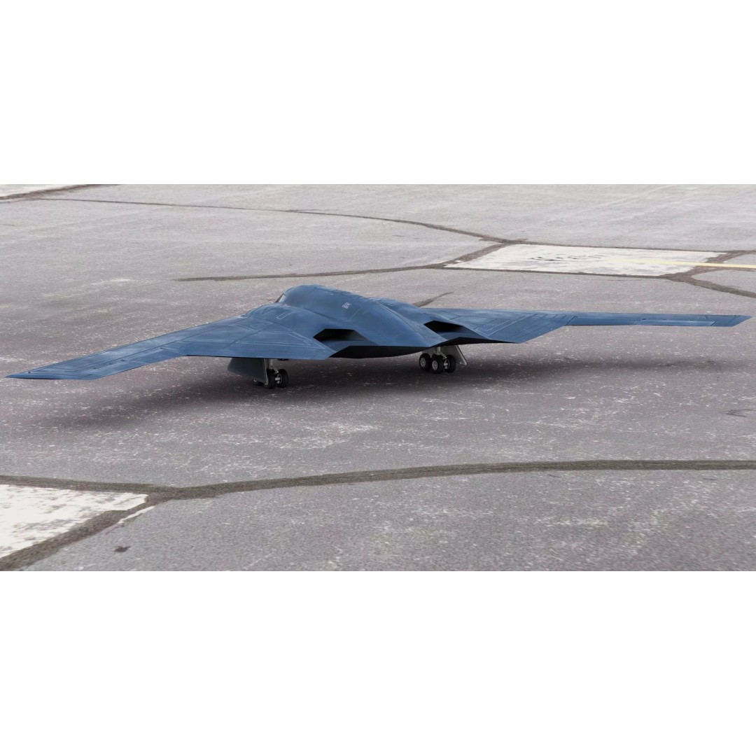 Northrop B-2 Spirit Bomber 3D Model – High-Resolution PBR Asset, FBX, OBJ - View 7