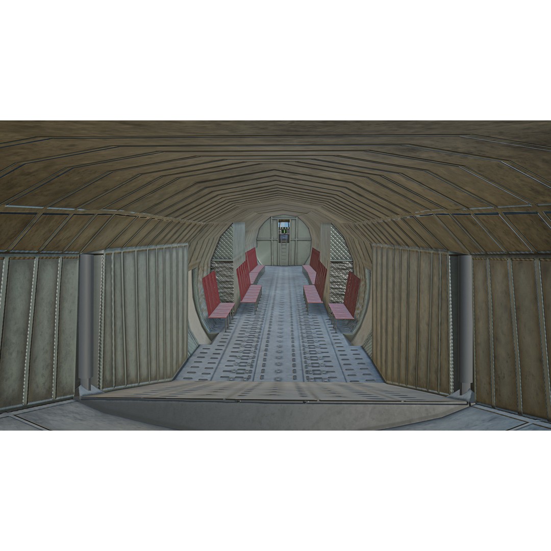 C130 Super Hercules 3D Model – Low Poly Aircraft Asset, FBX - View 22