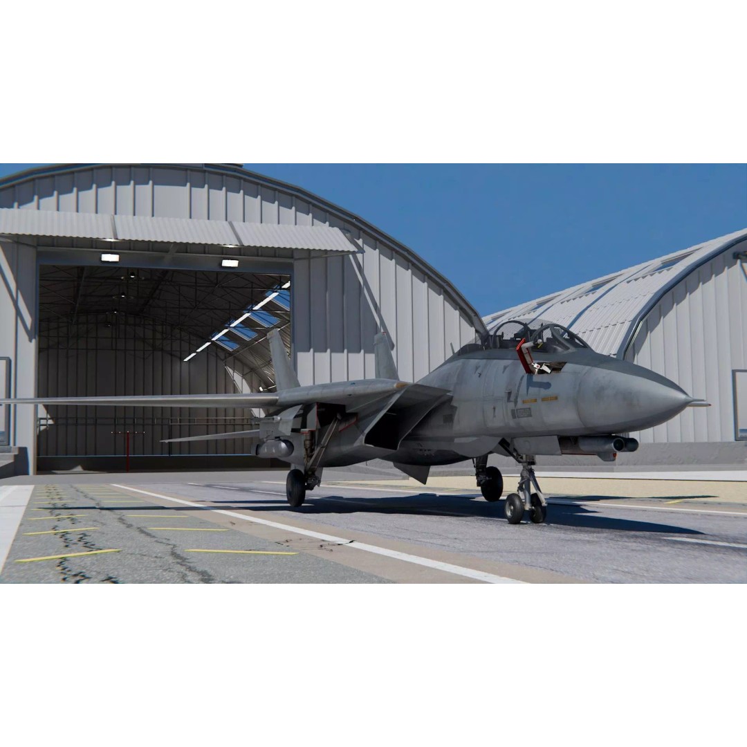 Grumman F-14 Tomcat 3D Model – High Poly Game Asset, PBR Textures, FBX - View 2