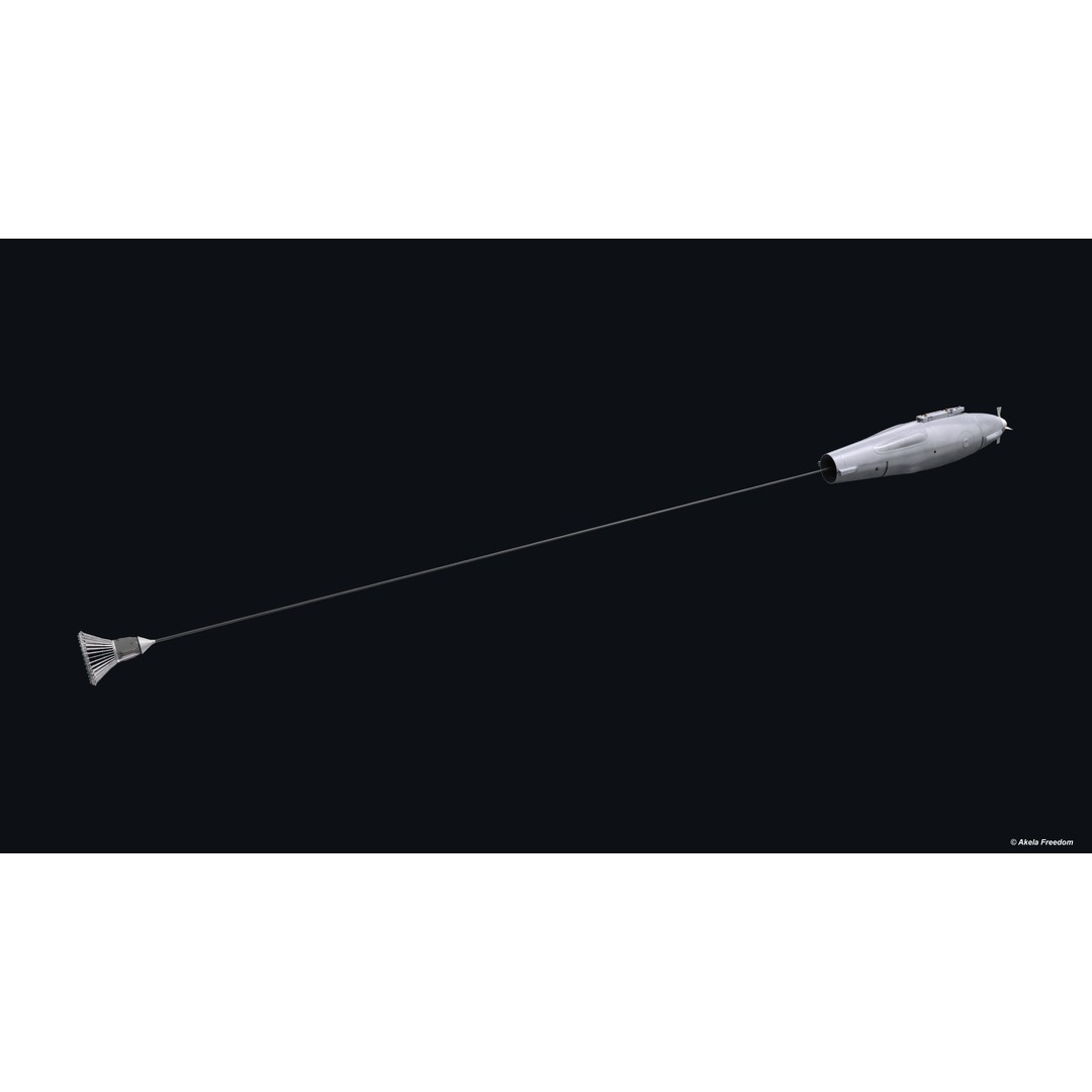 Refueling Pod 3D Model – Medium Polygon Aircraft Part, FBX, OBJ - View 10