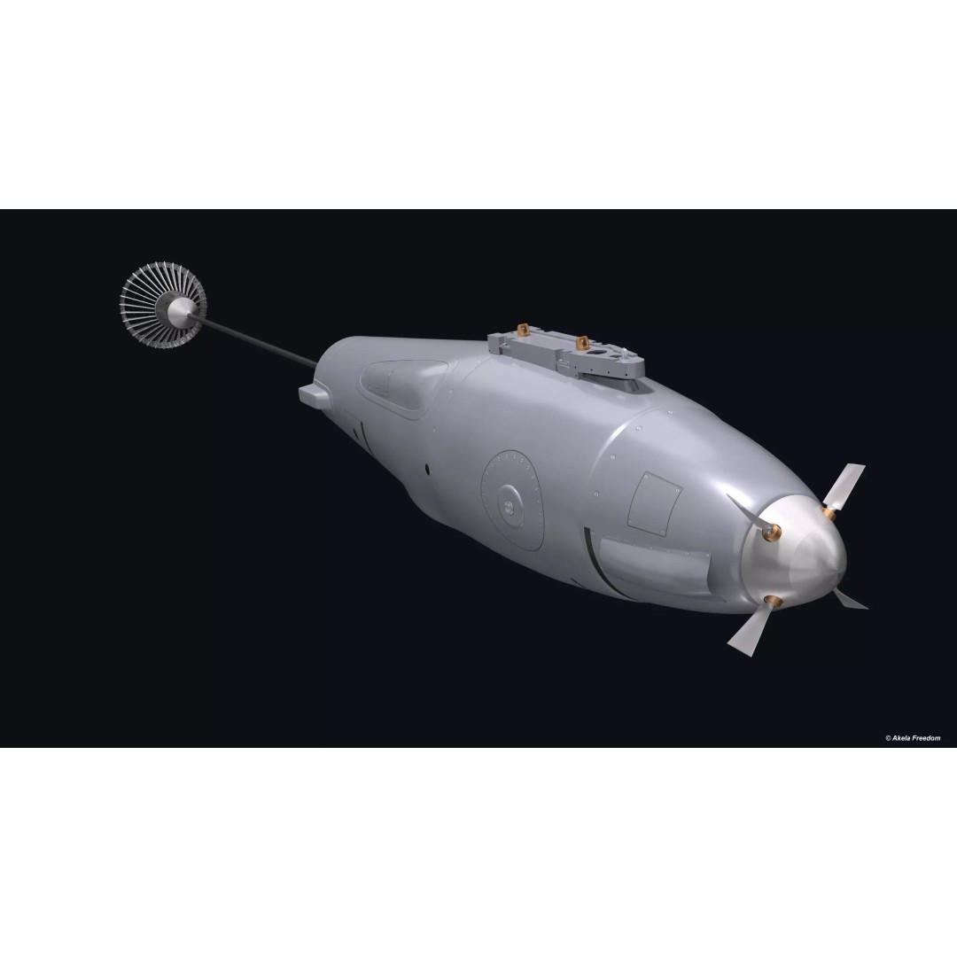 Refueling Pod 3D Model – Medium Polygon Aircraft Part, FBX, OBJ - View 2
