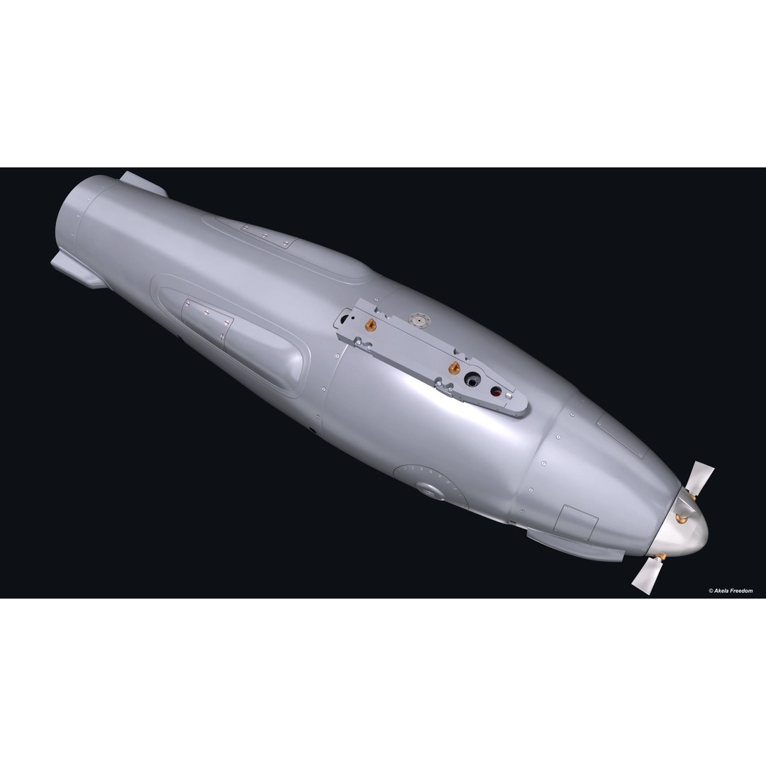 Refueling Pod 3D Model – Medium Polygon Aircraft Part, FBX, OBJ - View 5
