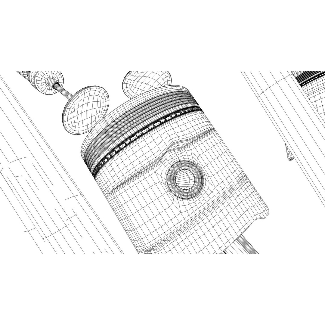 Radial Aircraft Engine 3D Model – Animated PBR Asset, FBX - View 36